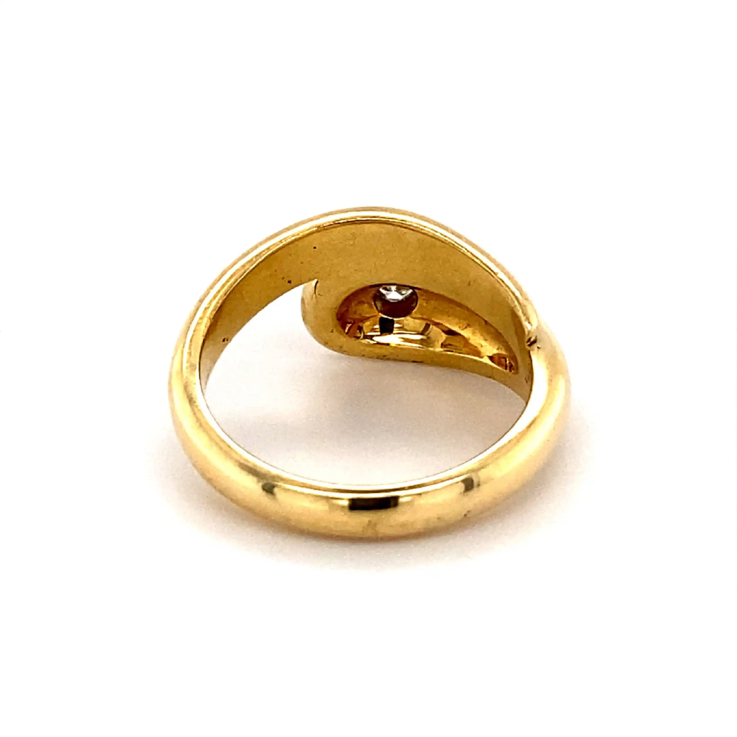 Ring Gelbgold mit Brillant Ring Gelbgold mit Brillant