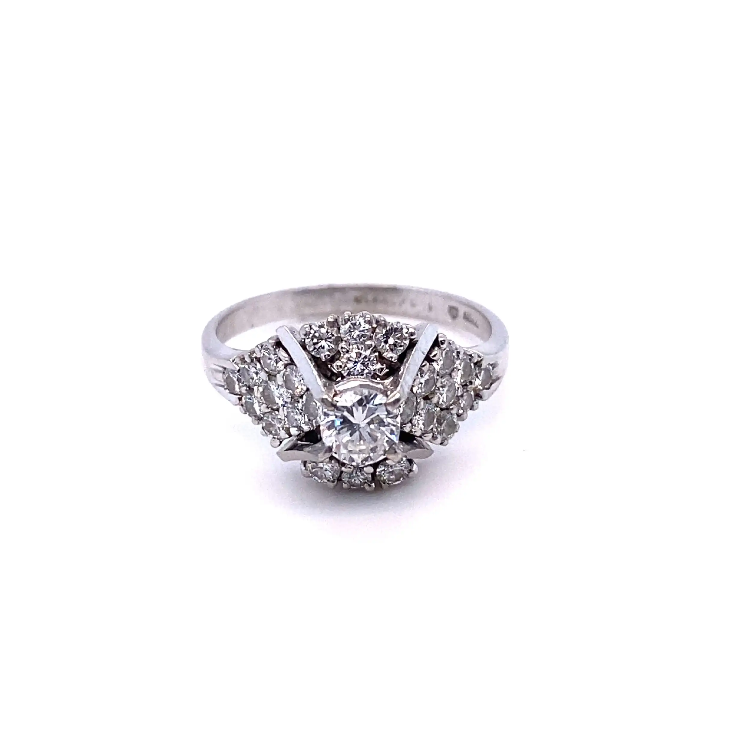 Ring Weißgold mit Brillanten Ring Weißgold mit Brillanten