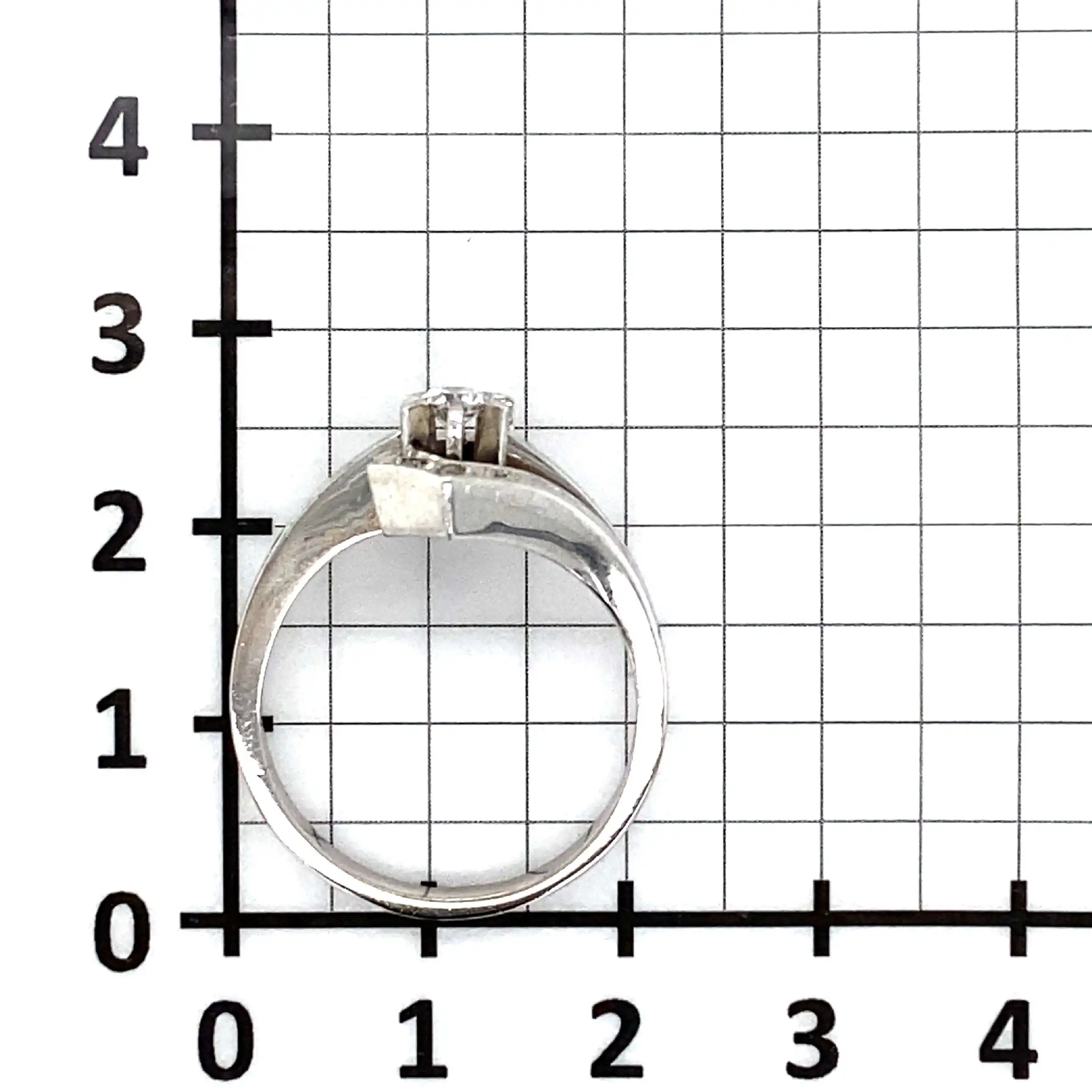 Ring Weißgold mit Brillant und Diamanten Ring Weißgold mit Brillant und Diamanten