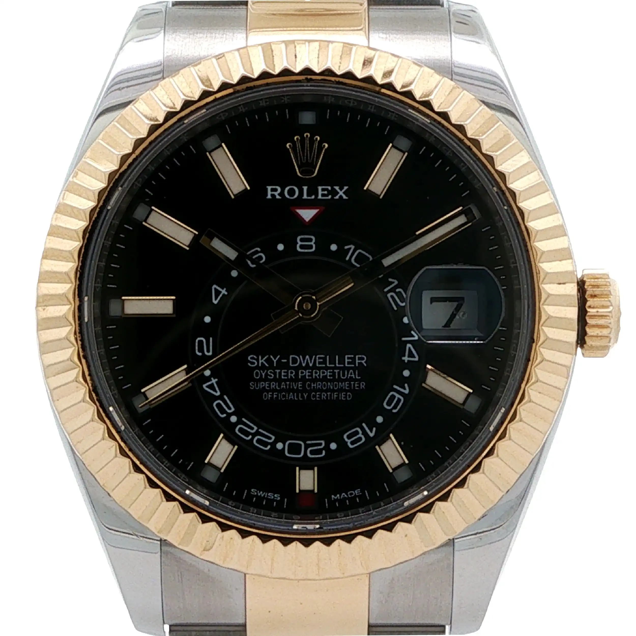 Herrenuhr Rolex Sky Dweller Stahl/Gold Automatik Herrenuhr Rolex Sky Dweller Stahl/Gold Automatik