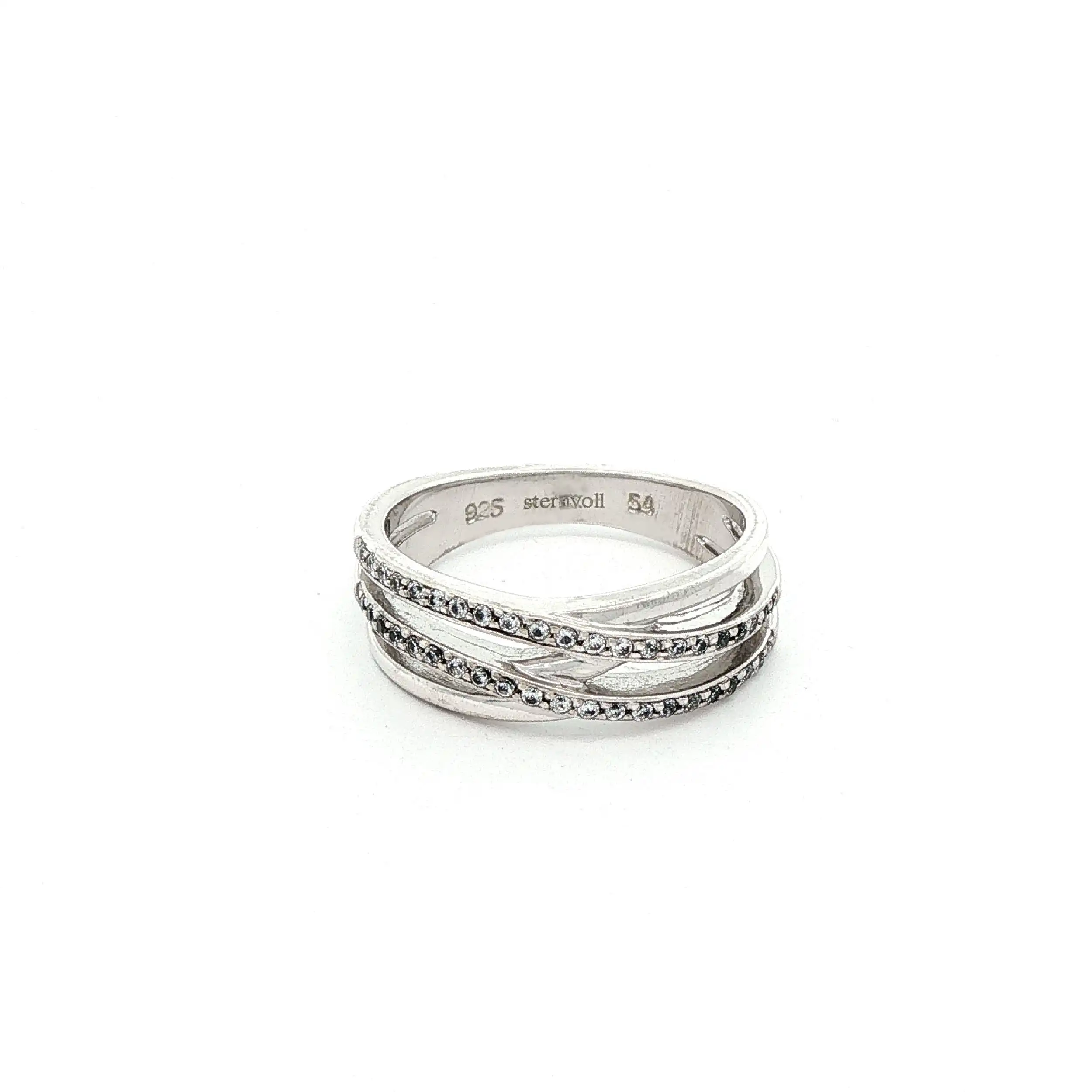 Ring Silber mit Zirkonia Sternvoll Ring Silber mit Zirkonia Sternvoll