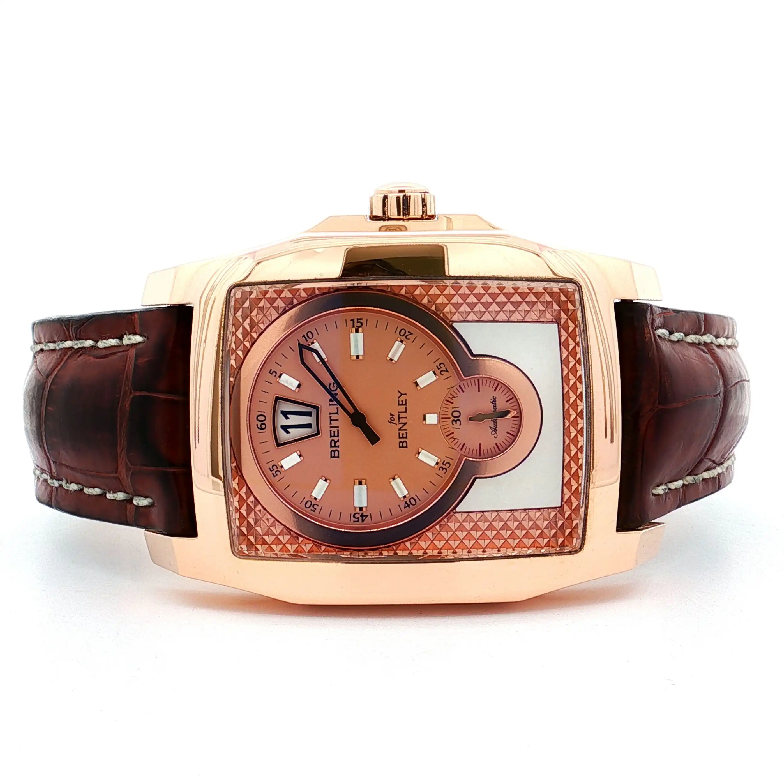 Herrenuhr Breitling Bentley Flying B Jump Hour 18K Rosé
