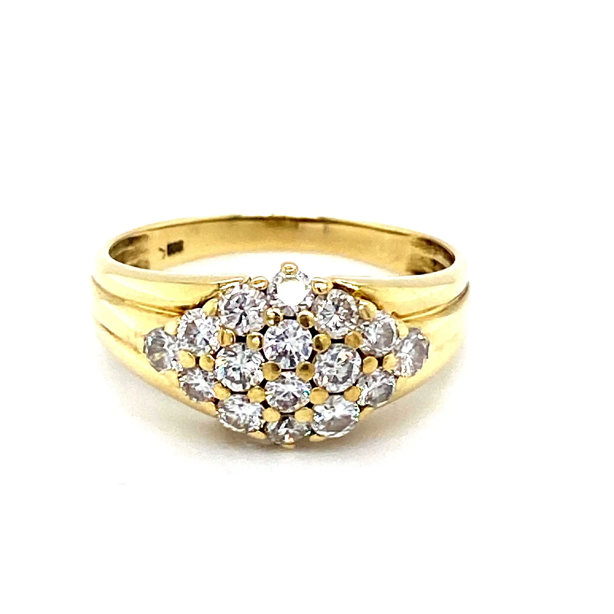 Ring Gelbgold mit Brillanten Ring Gelbgold mit Brillanten