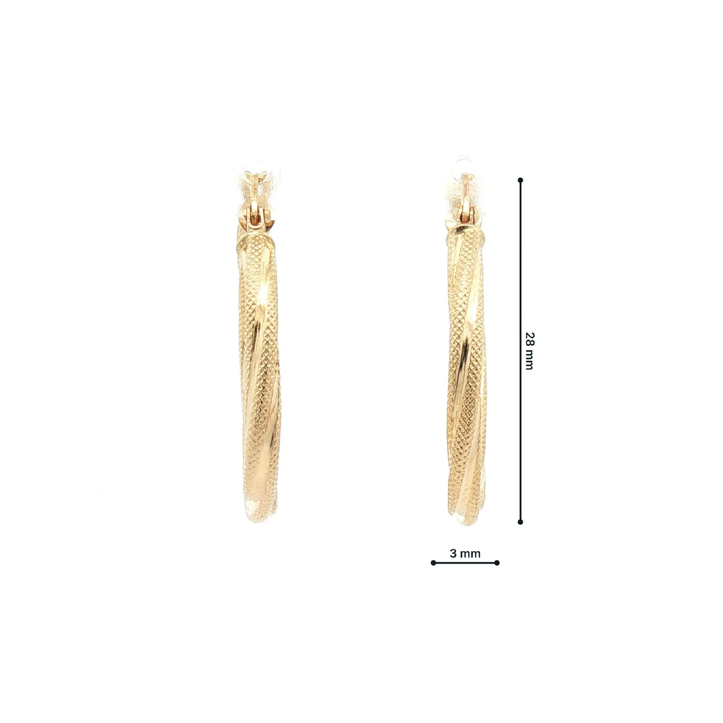 Creolen Gelbgold