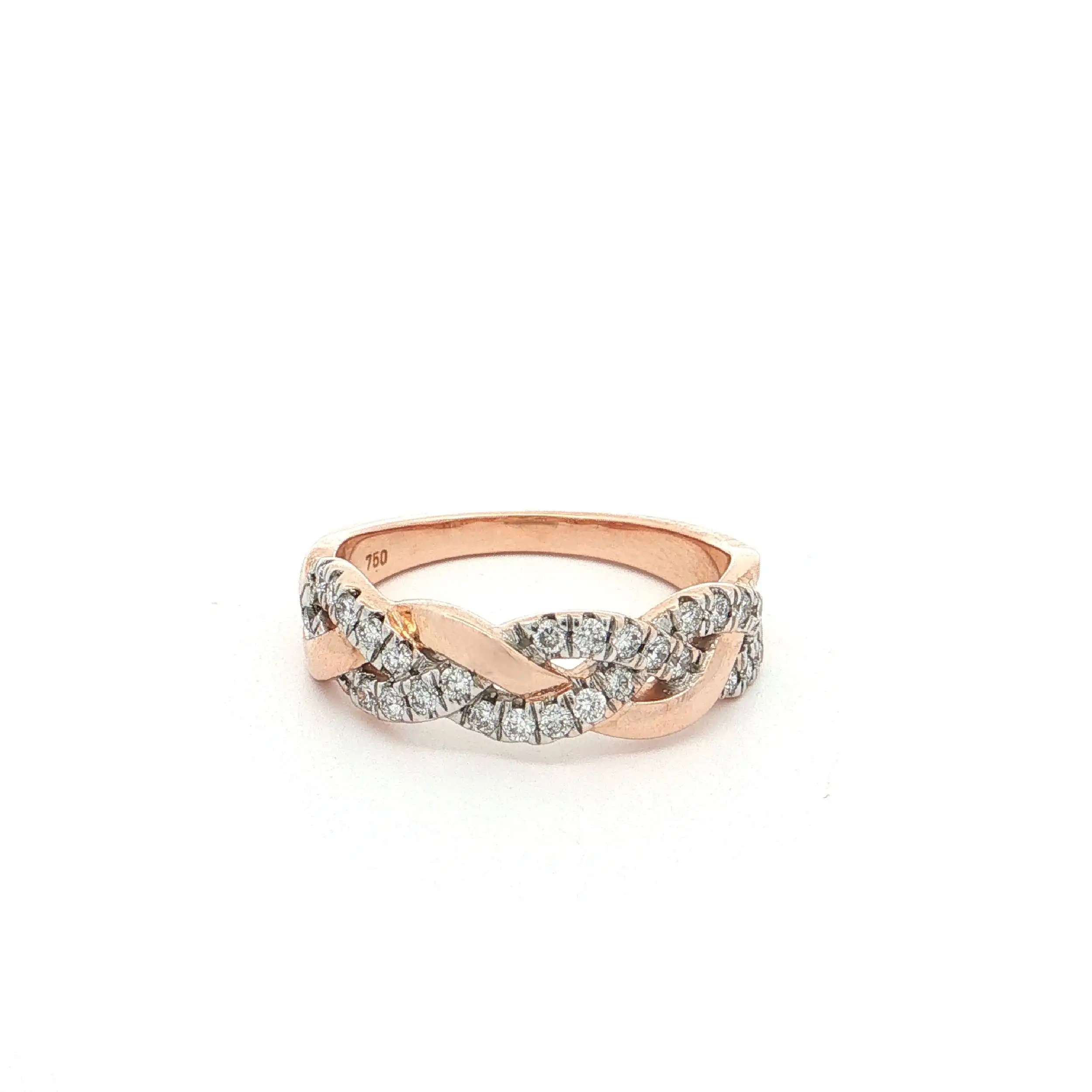 Ring Roségold mit Brillanten Ring Roségold mit Brillanten