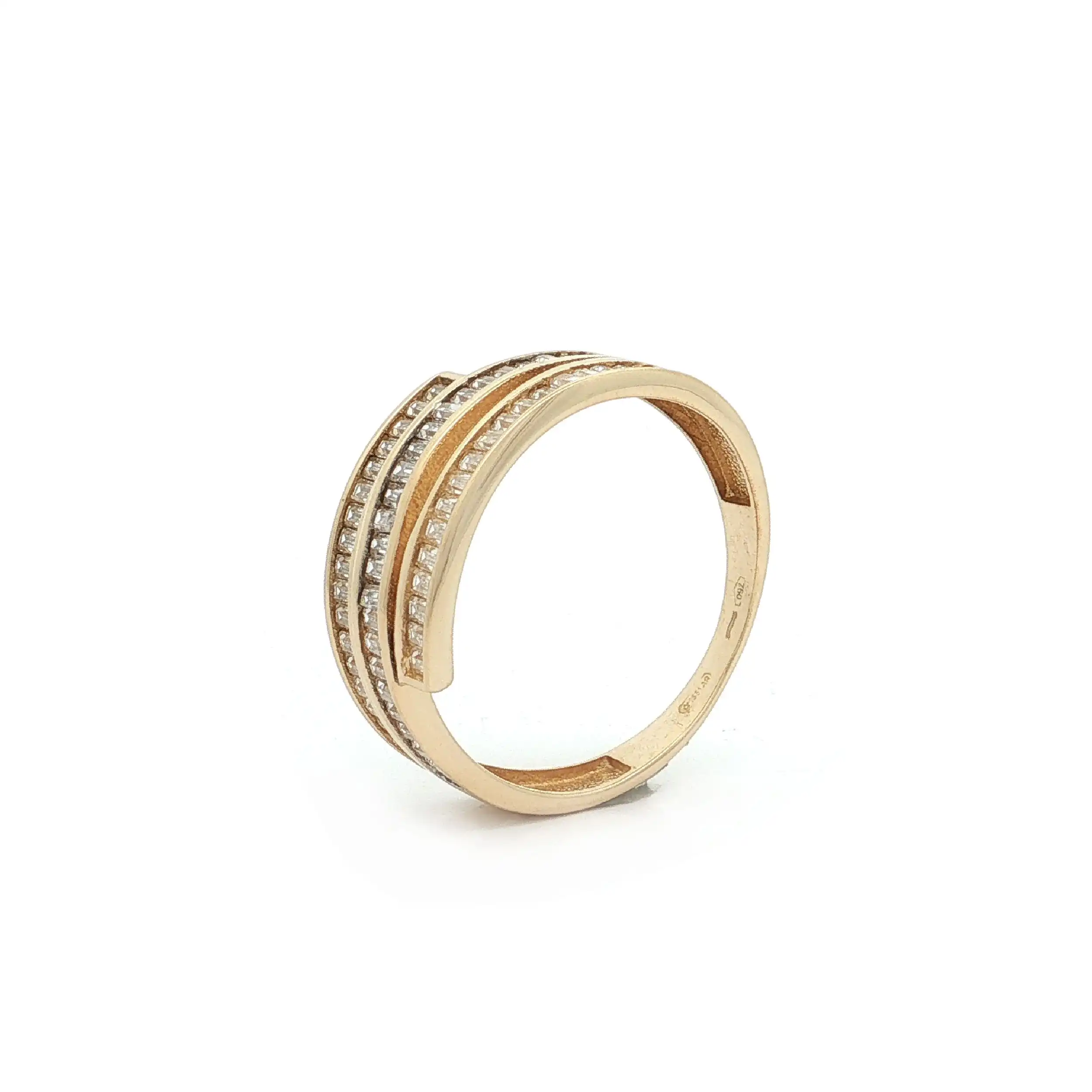 Ring Gelbgold mit Zirkonia