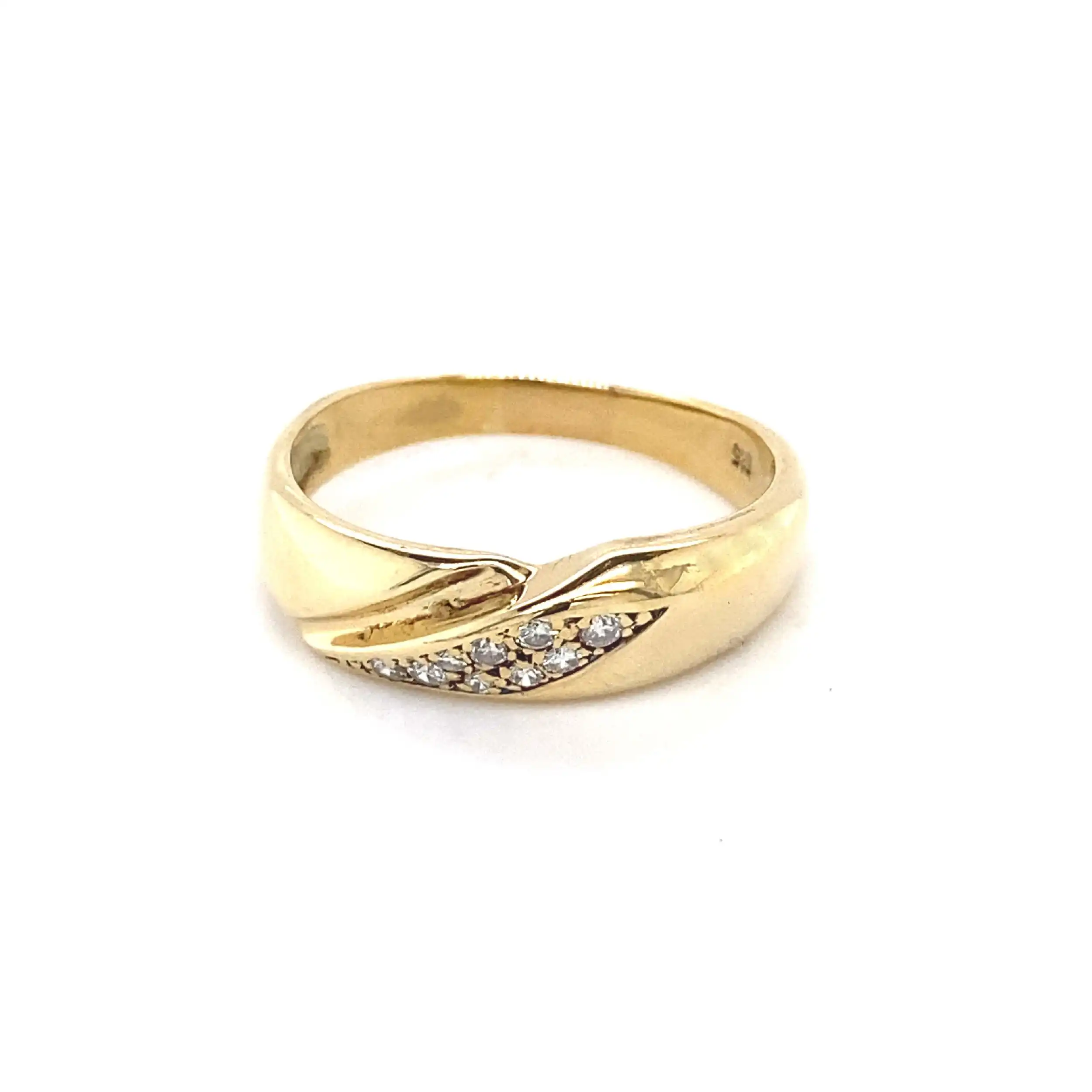 Ring Gelbgold mit Brillanten