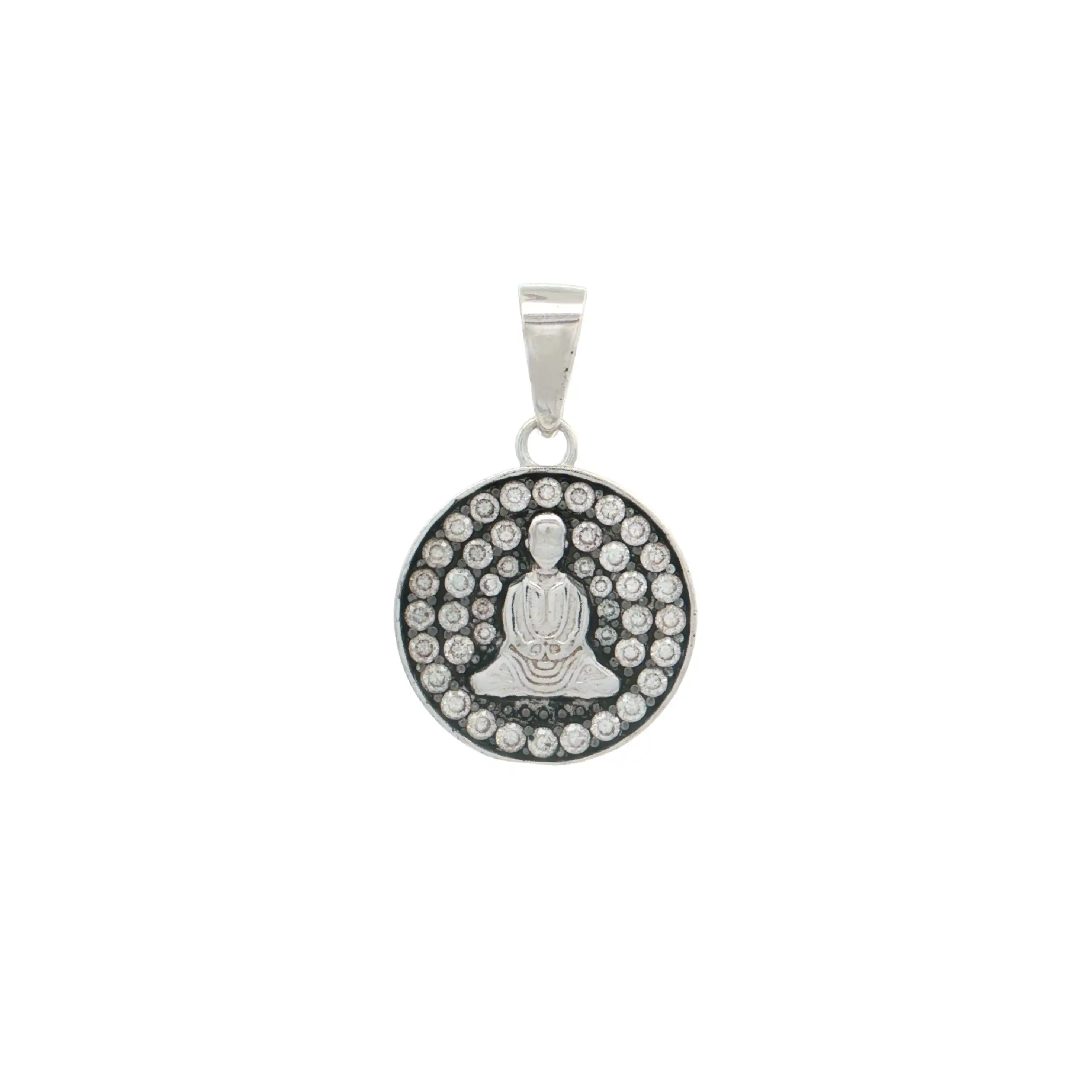 Anhänger Silber "Buddha" mit Zirkonia Anhänger Silber "Buddha" mit Zirkonia