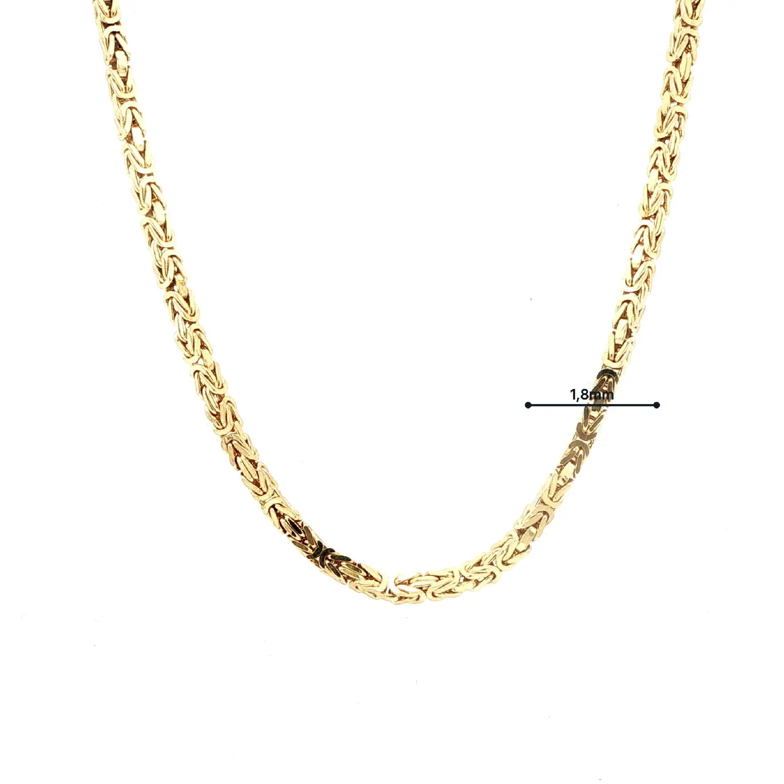 Königskette Gelbgold