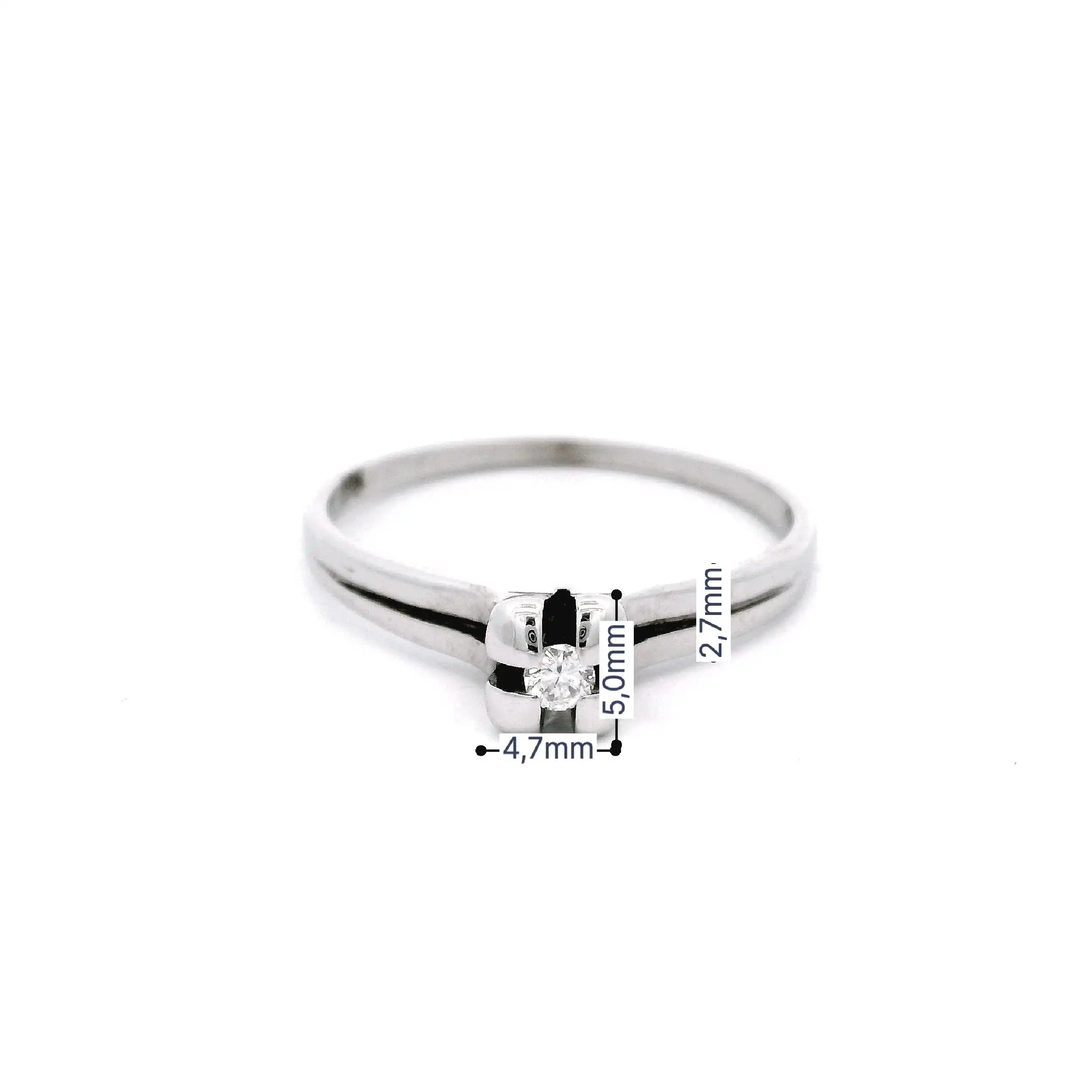 Ring Weißgold mit Brillant