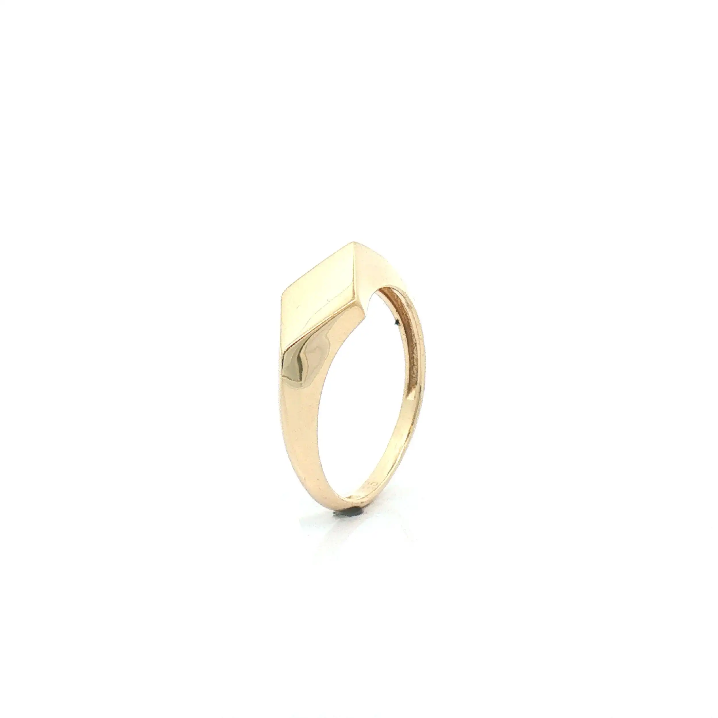 Ring Gelbgold mit Raute Muster Ring Gelbgold mit Raute Muster