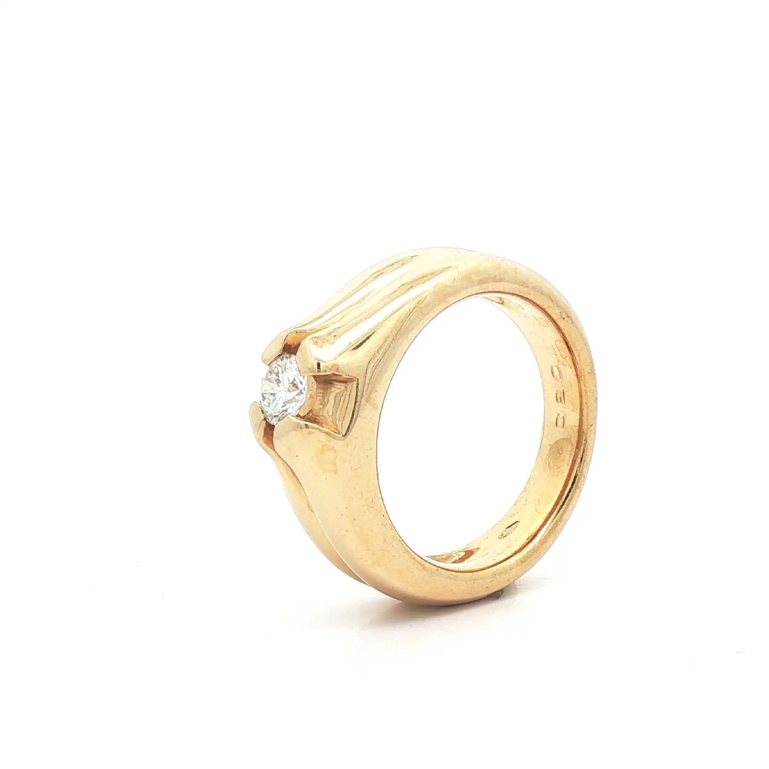 Ring Gelbgold mit Brillant