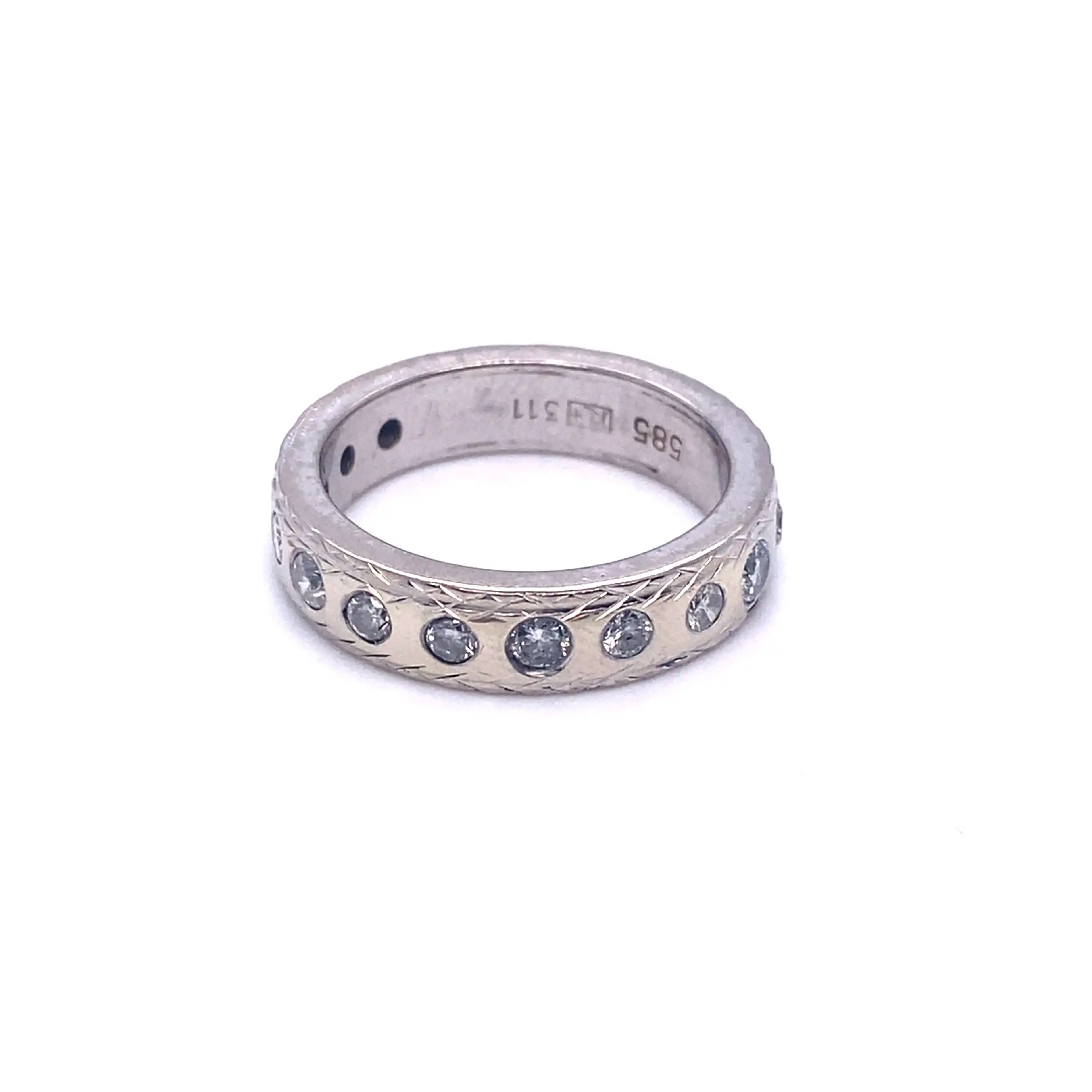 Ring Weißgold mit Brillanten Ring Weißgold mit Brillanten