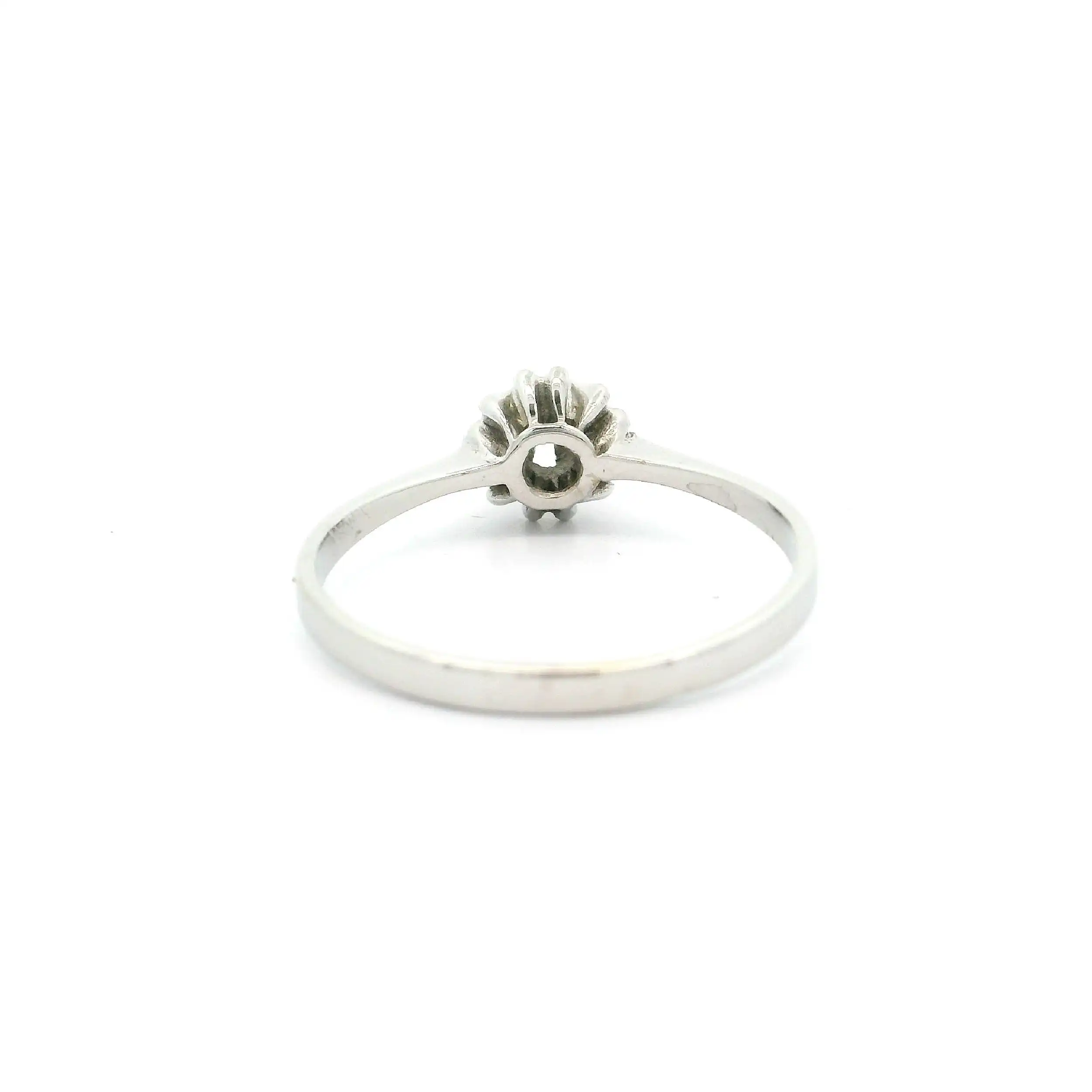 Ring Weißgold mit Brillant Ring Weißgold mit Brillant