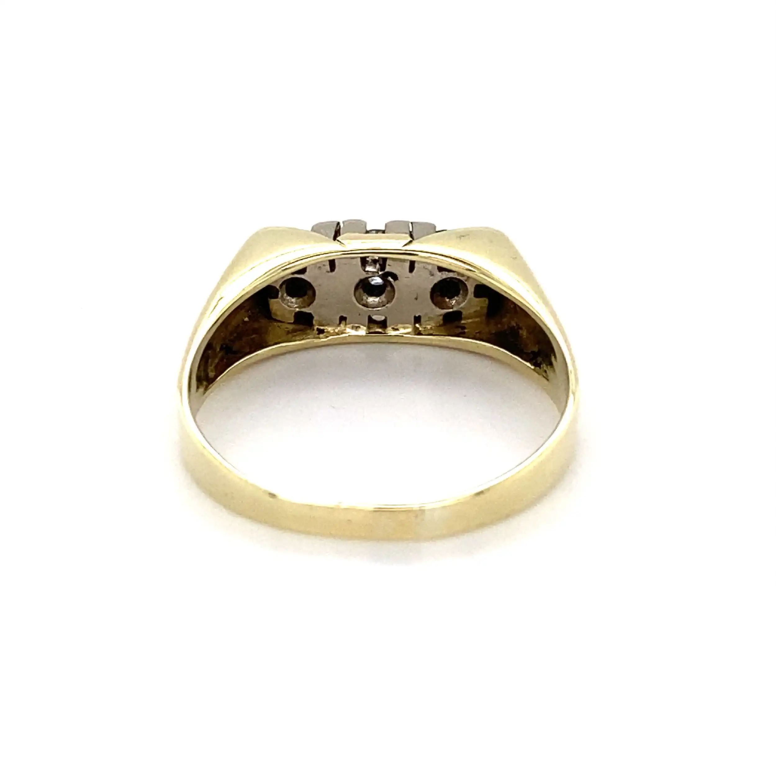 Ring Bicolor mit Brillanten