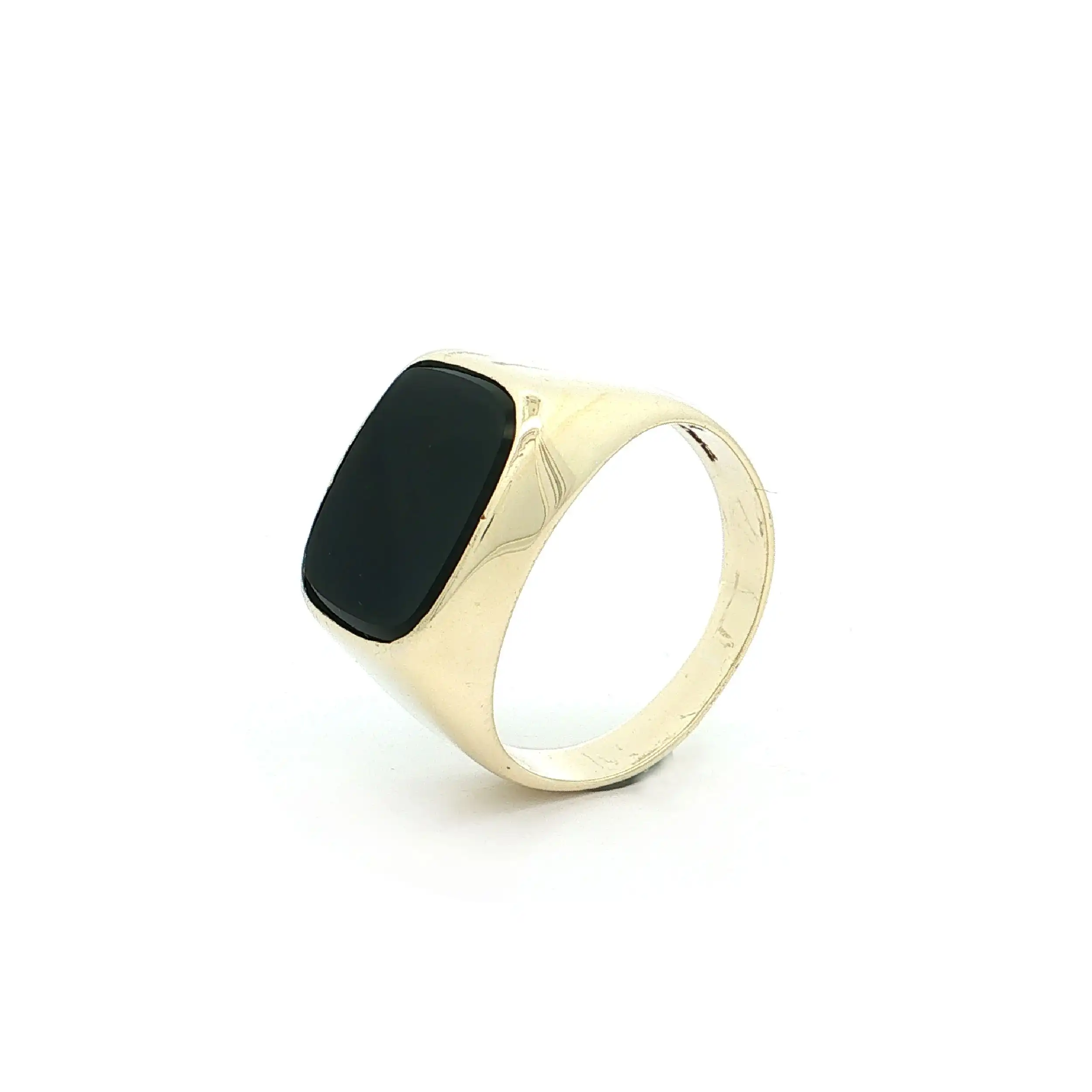 Ring Gelbgold mit Onyx