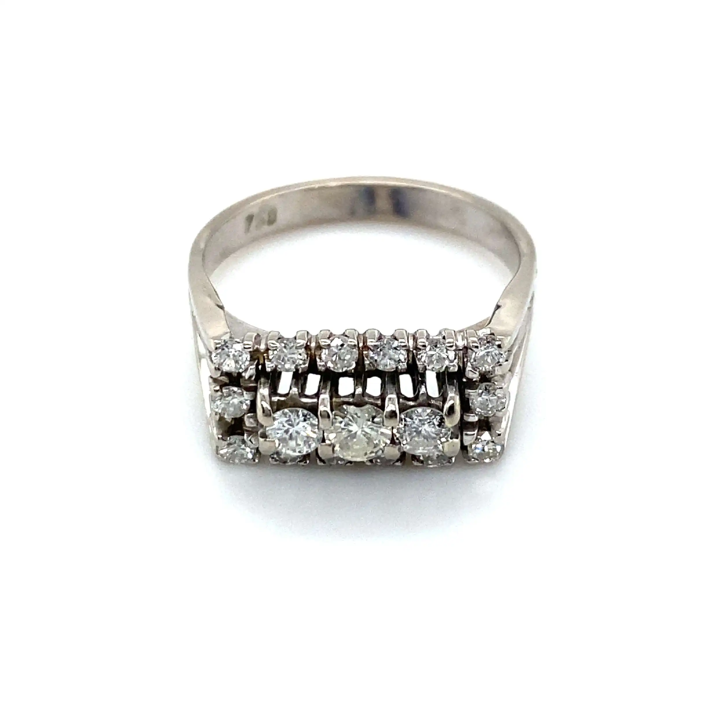 Ring Weißgold mit Brillanten
