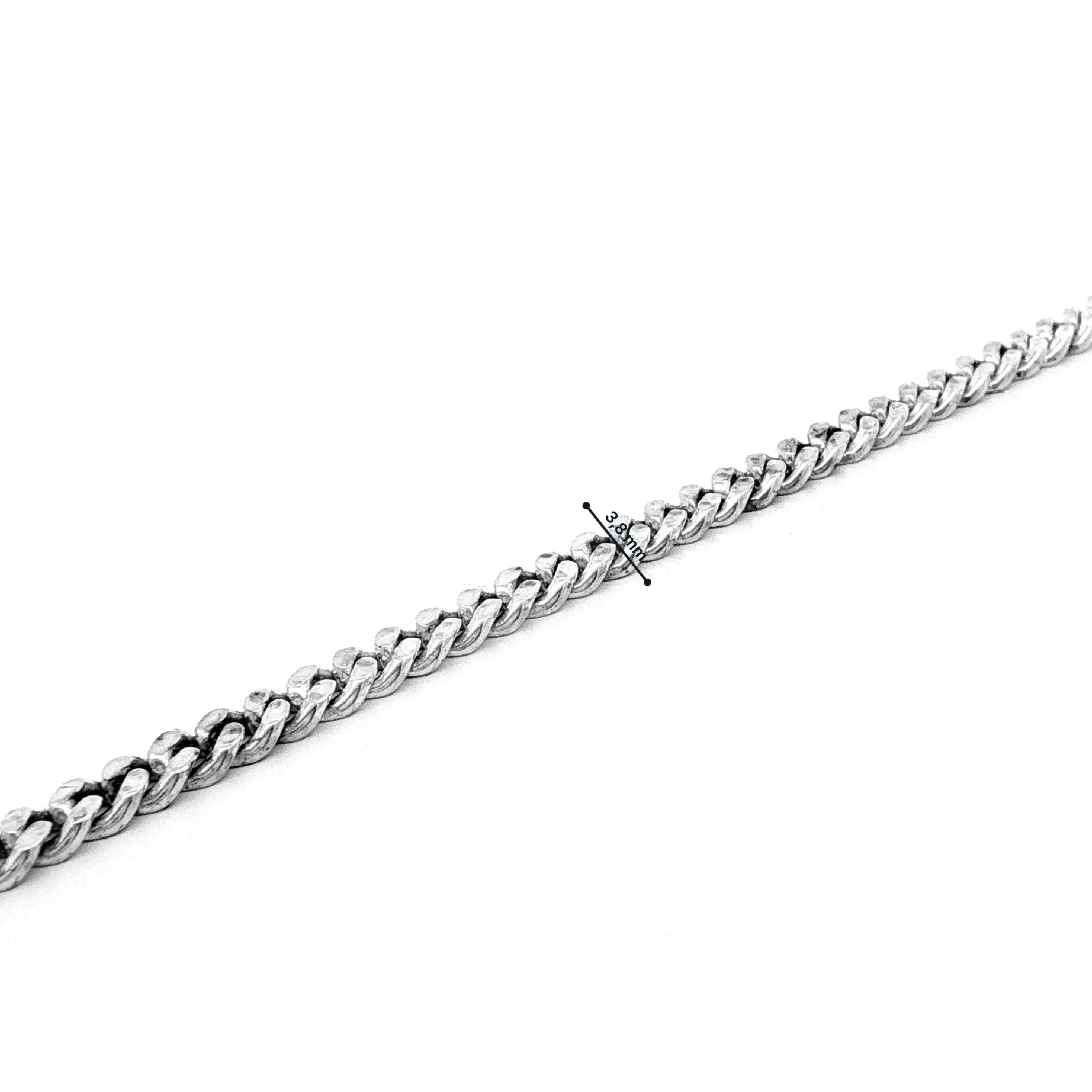 Panzerarmband Silber