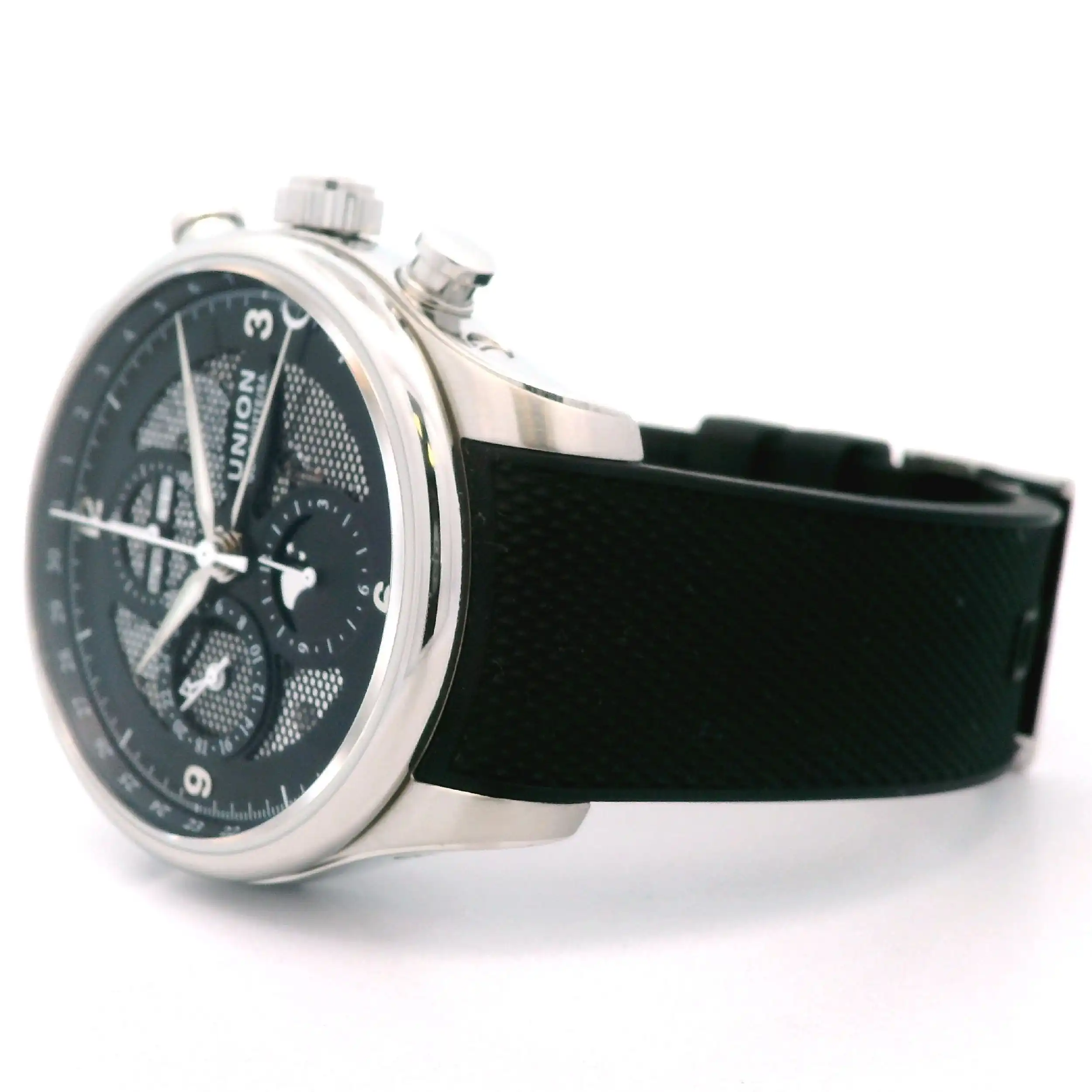 Herrenuhr Union Glashütte/SA. mit Kautschukband im Fullset