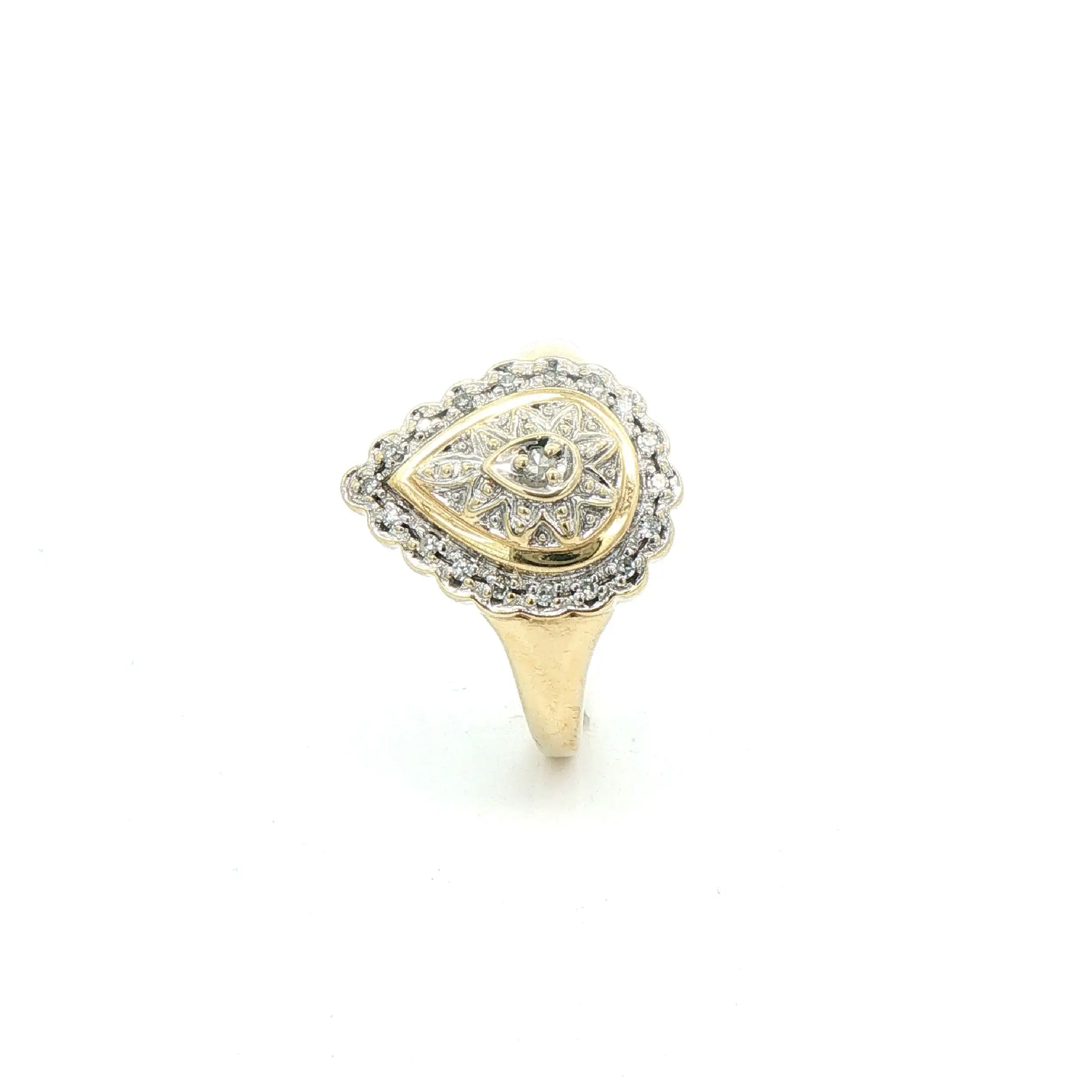 Ring Bicolor mit Brillanten