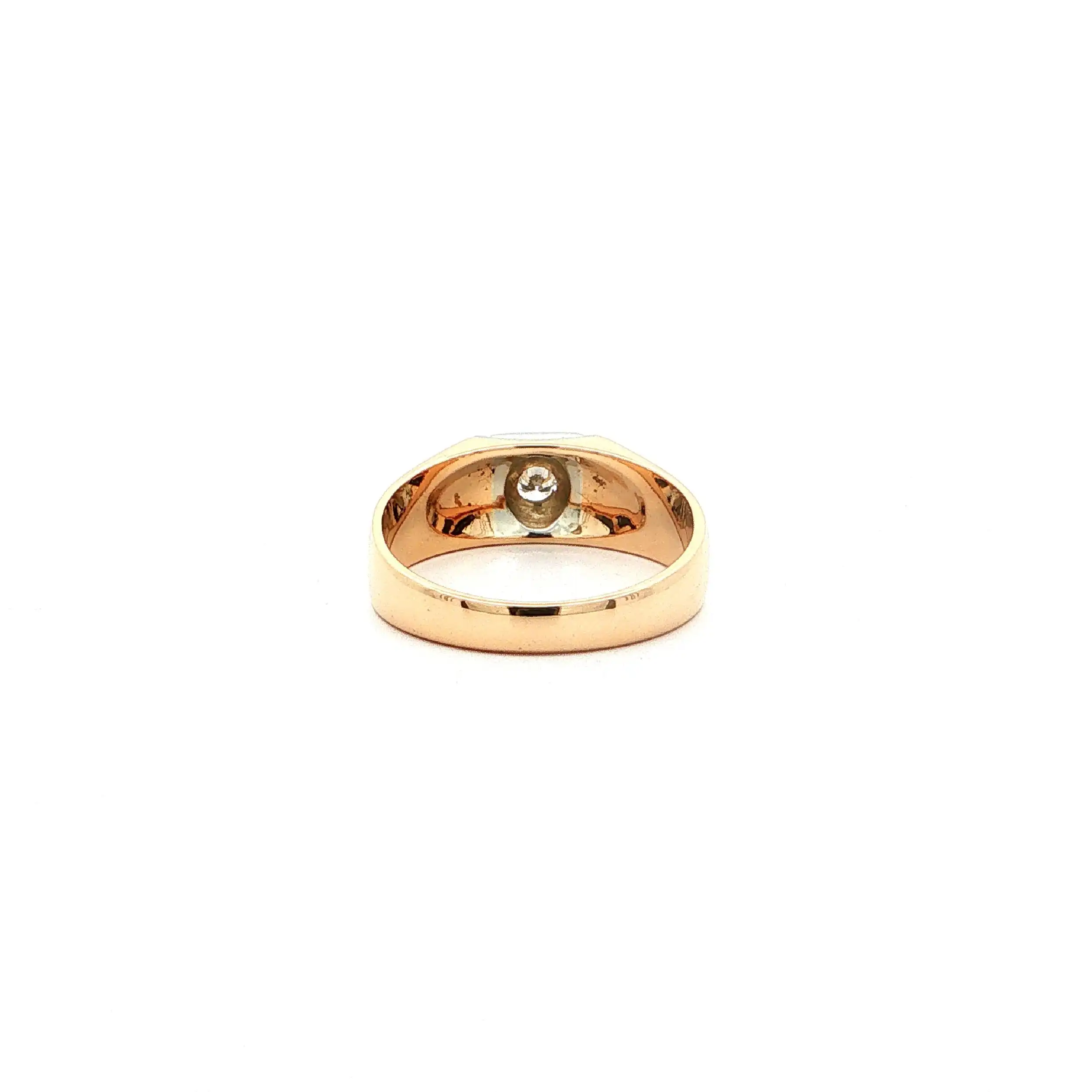 Ring Bicolor mit Brillant