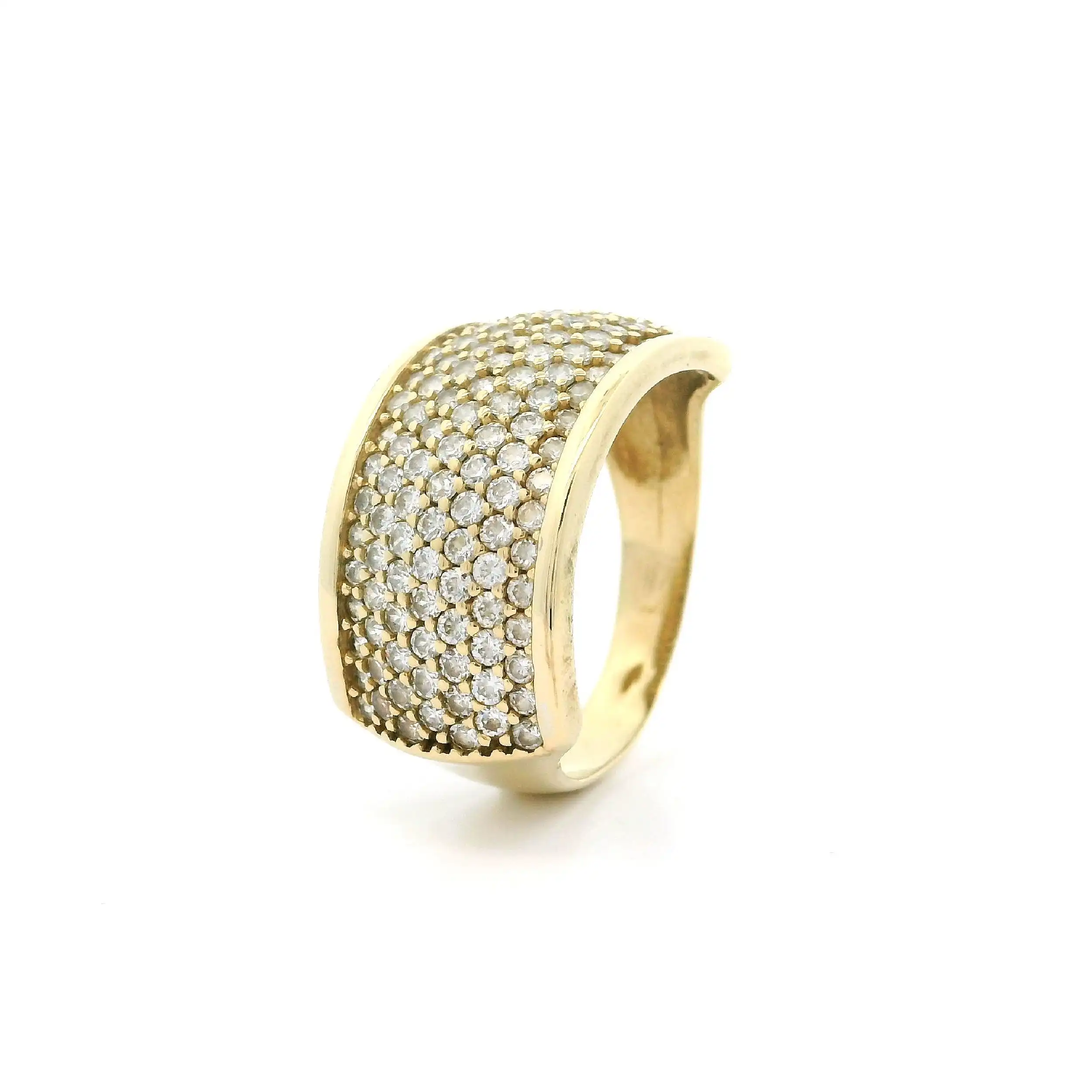 Ring Gelbgold mit Zirkonia