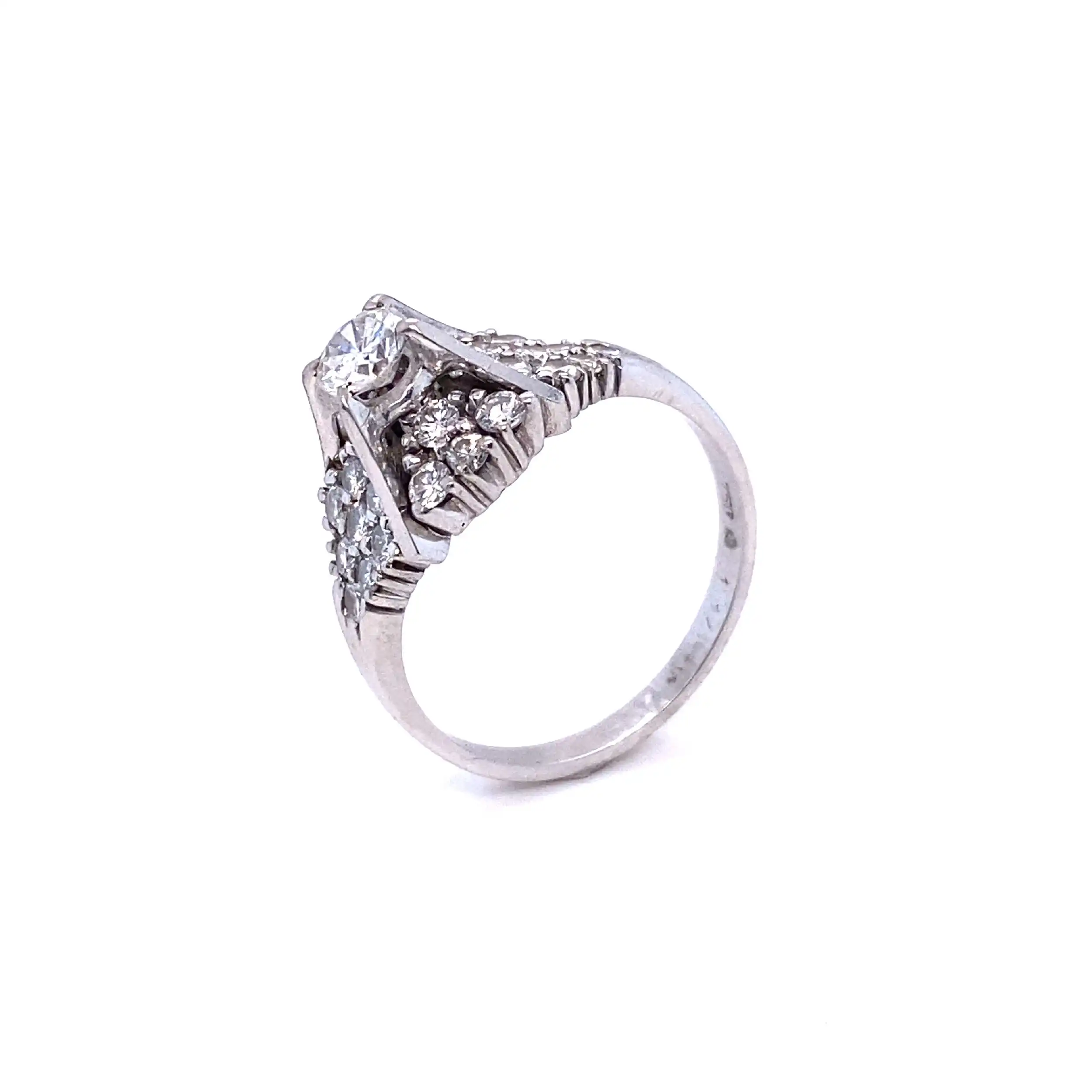 Ring Weißgold mit Brillanten Ring Weißgold mit Brillanten