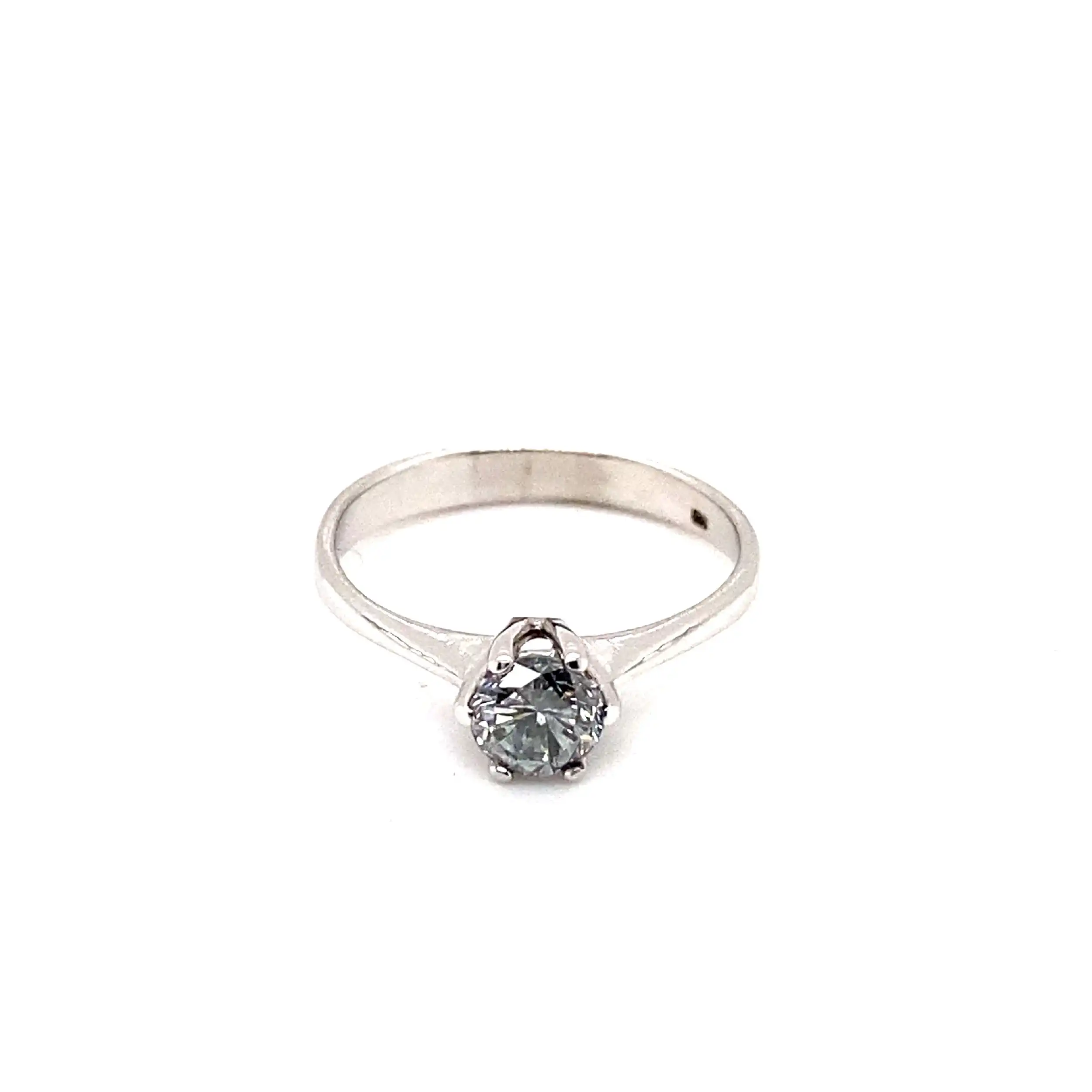 Ring Weißgold mit Solitär Brillant Ring Weißgold mit Solitär Brillant