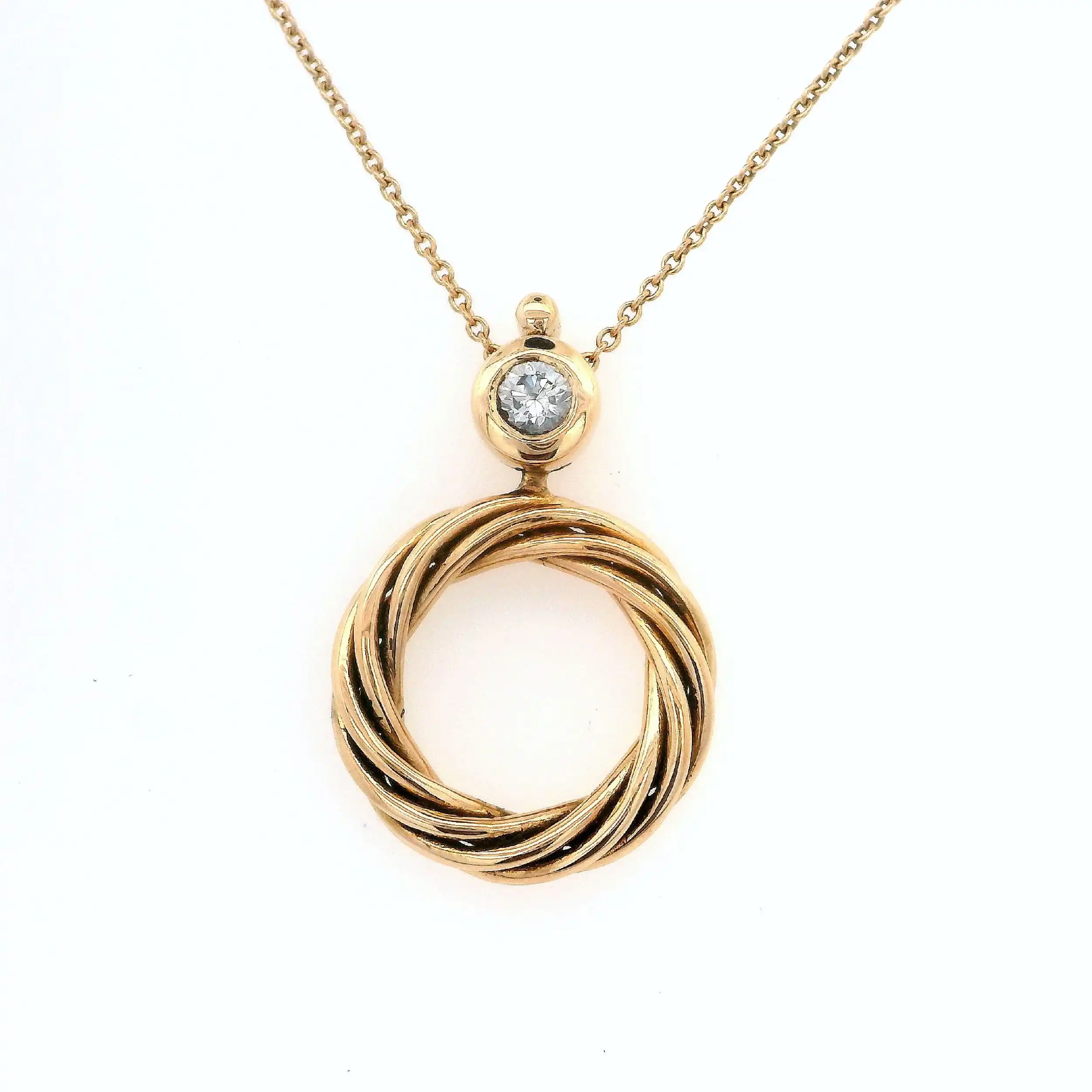 Kette mit Anhänger Wempe by Kim Helioro mit Brillant Solitär Kette mit Anhänger Wempe by Kim Helioro mit Brillant Solitär
