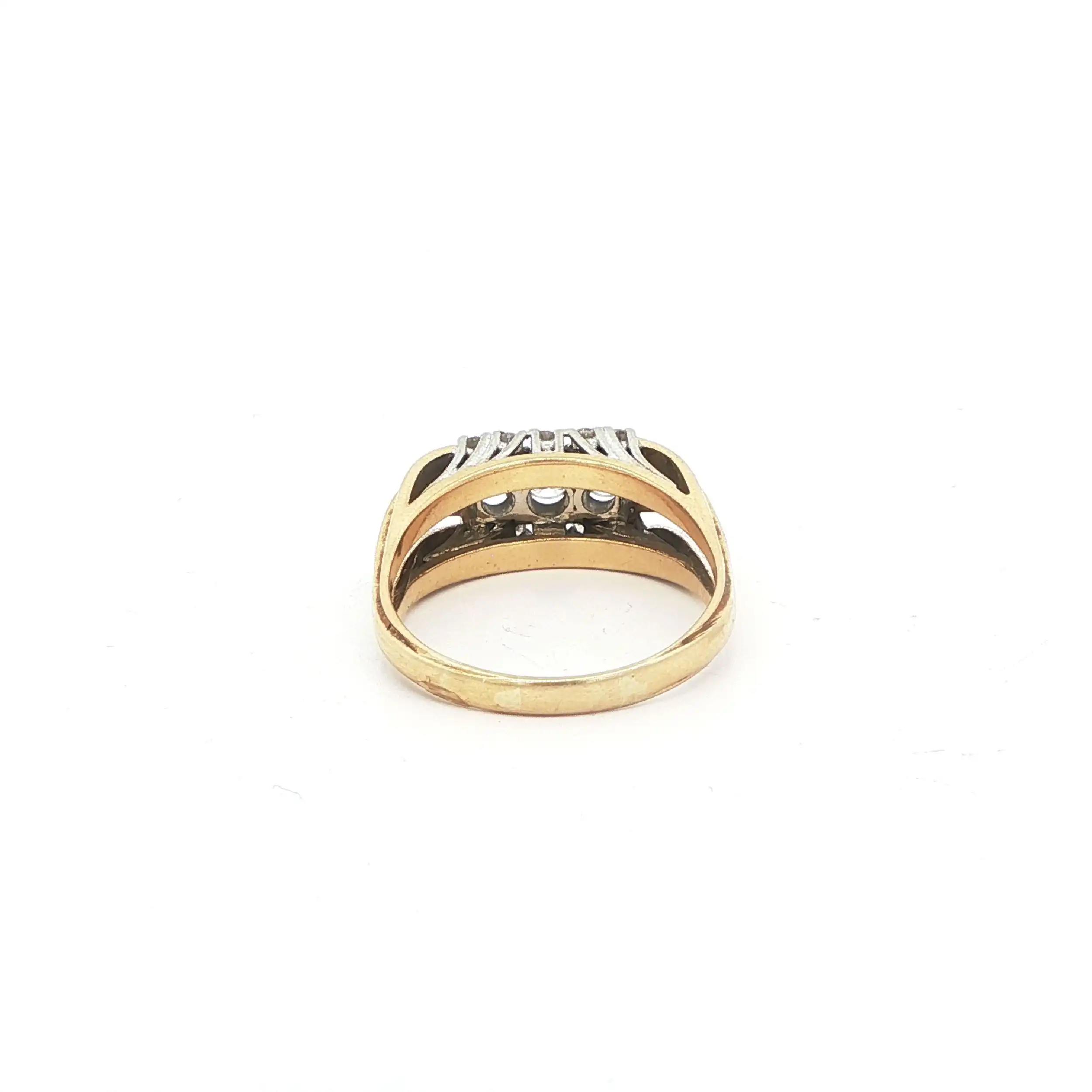 Ring Bicolor mit Brillanten