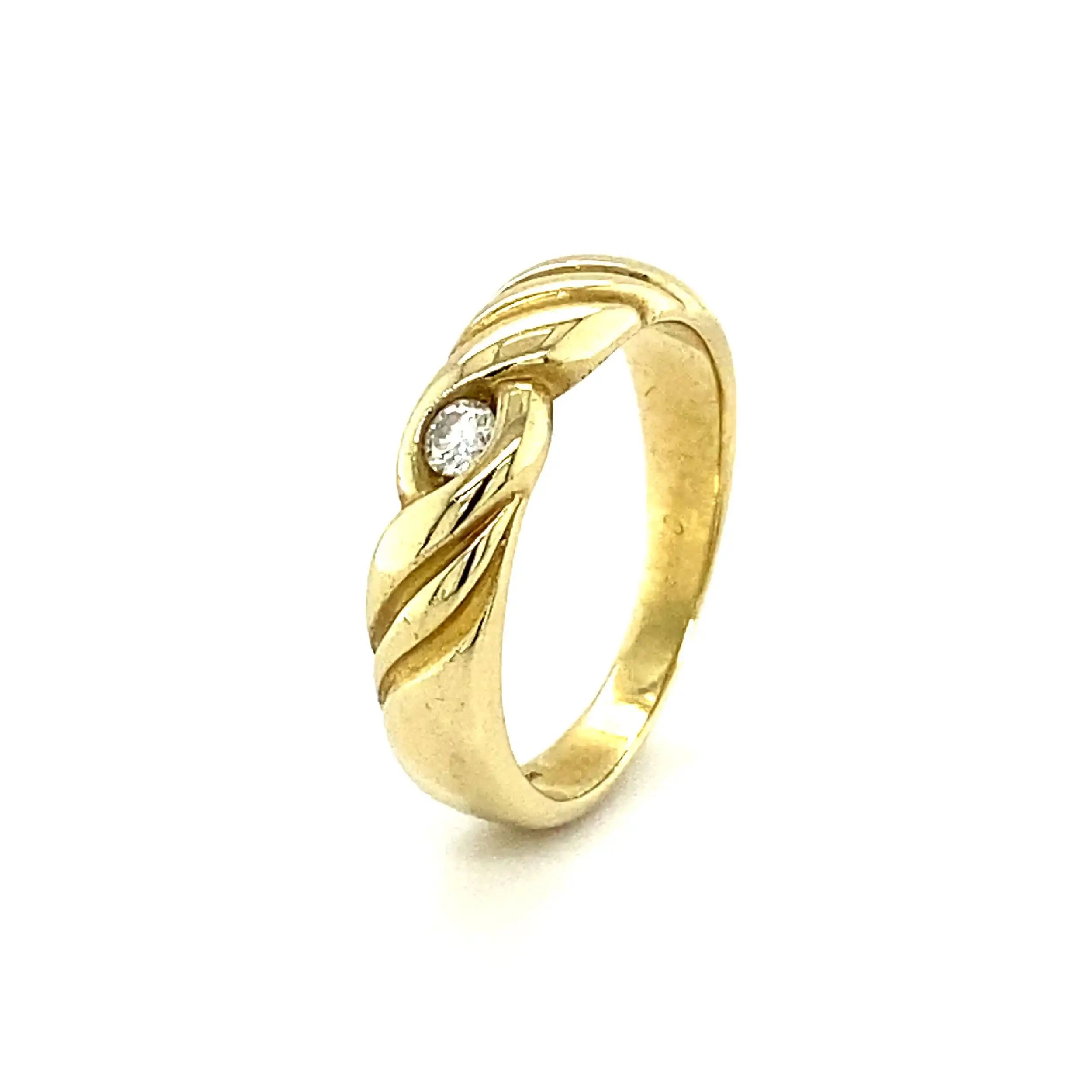 Ring Gelbgold mit Brillanten Ring Gelbgold mit Brillanten