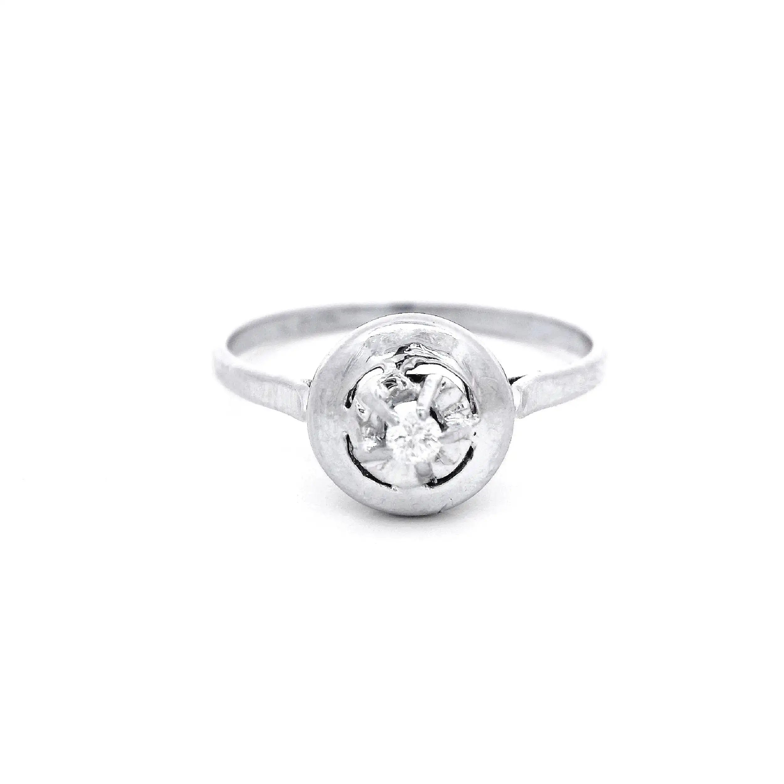 Ring Weißgold mit Brillant