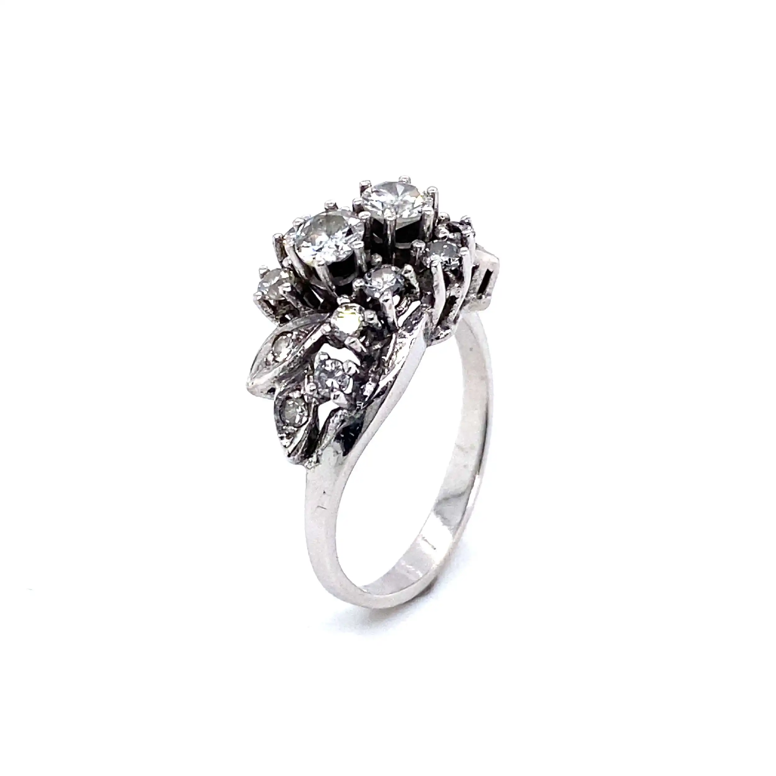 Ring mit Brillanten und Diamanten Ring mit Brillanten und Diamanten