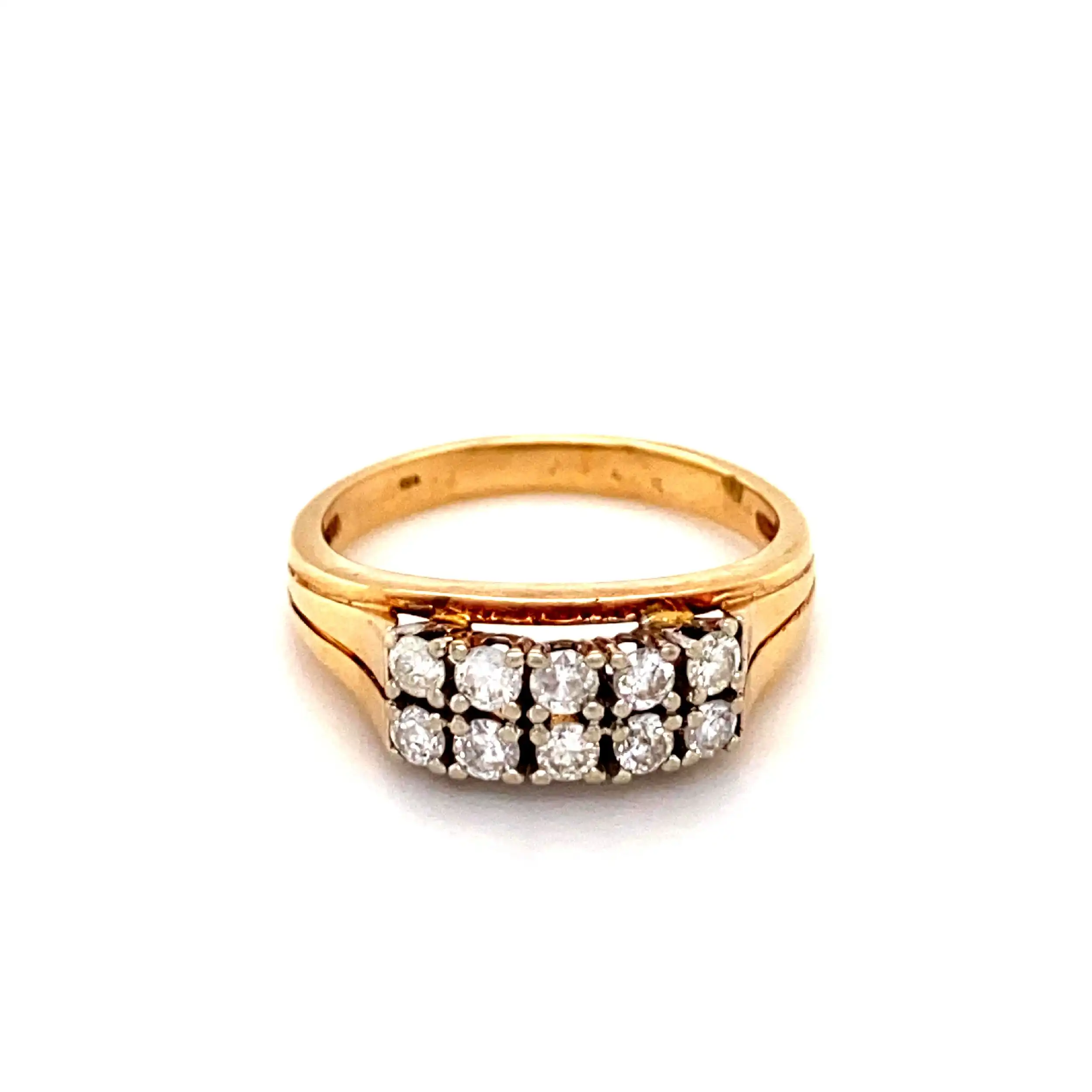Ring Bicolor mit Brillanten