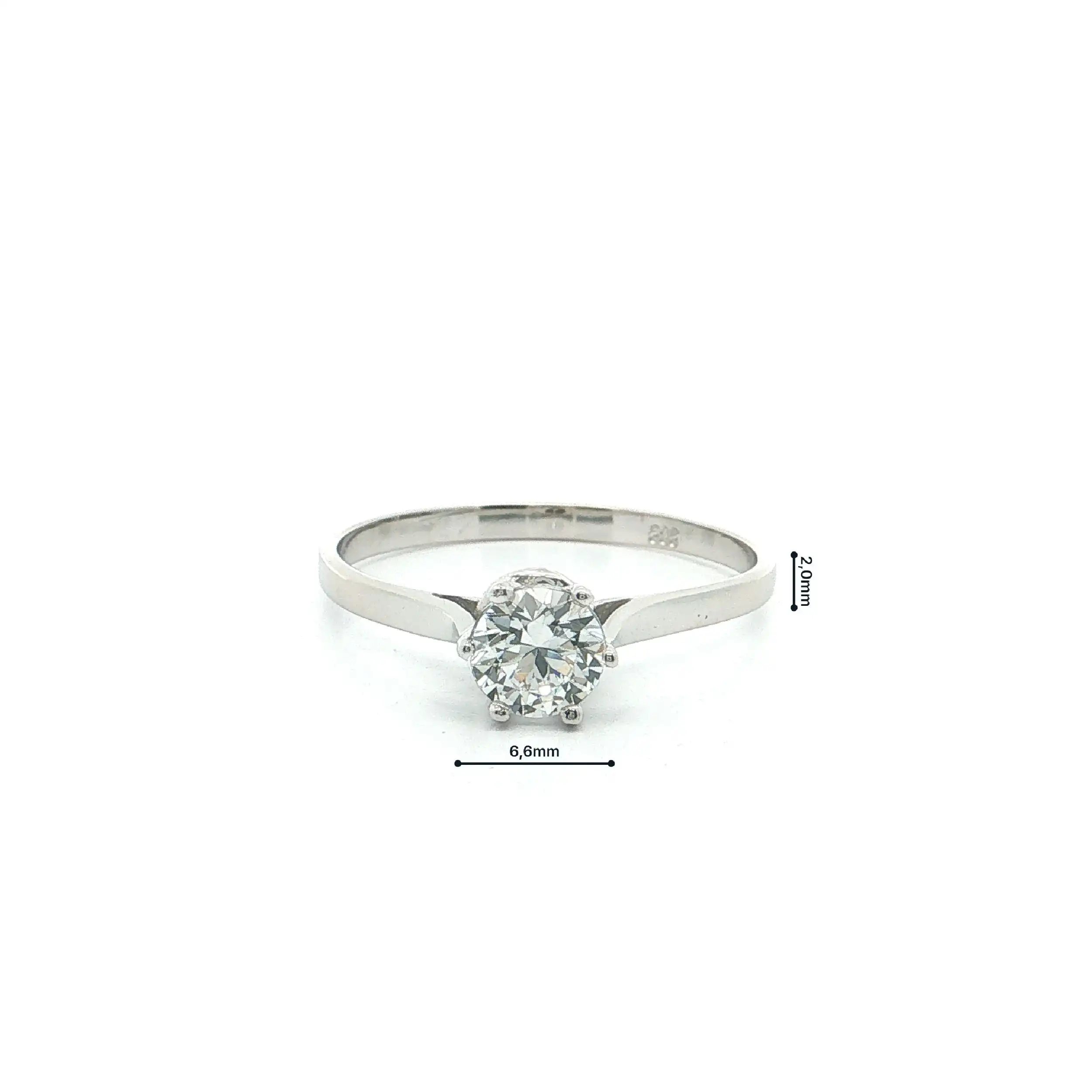 RIng Weißgold mit Zirkonia RIng Weißgold mit Zirkonia