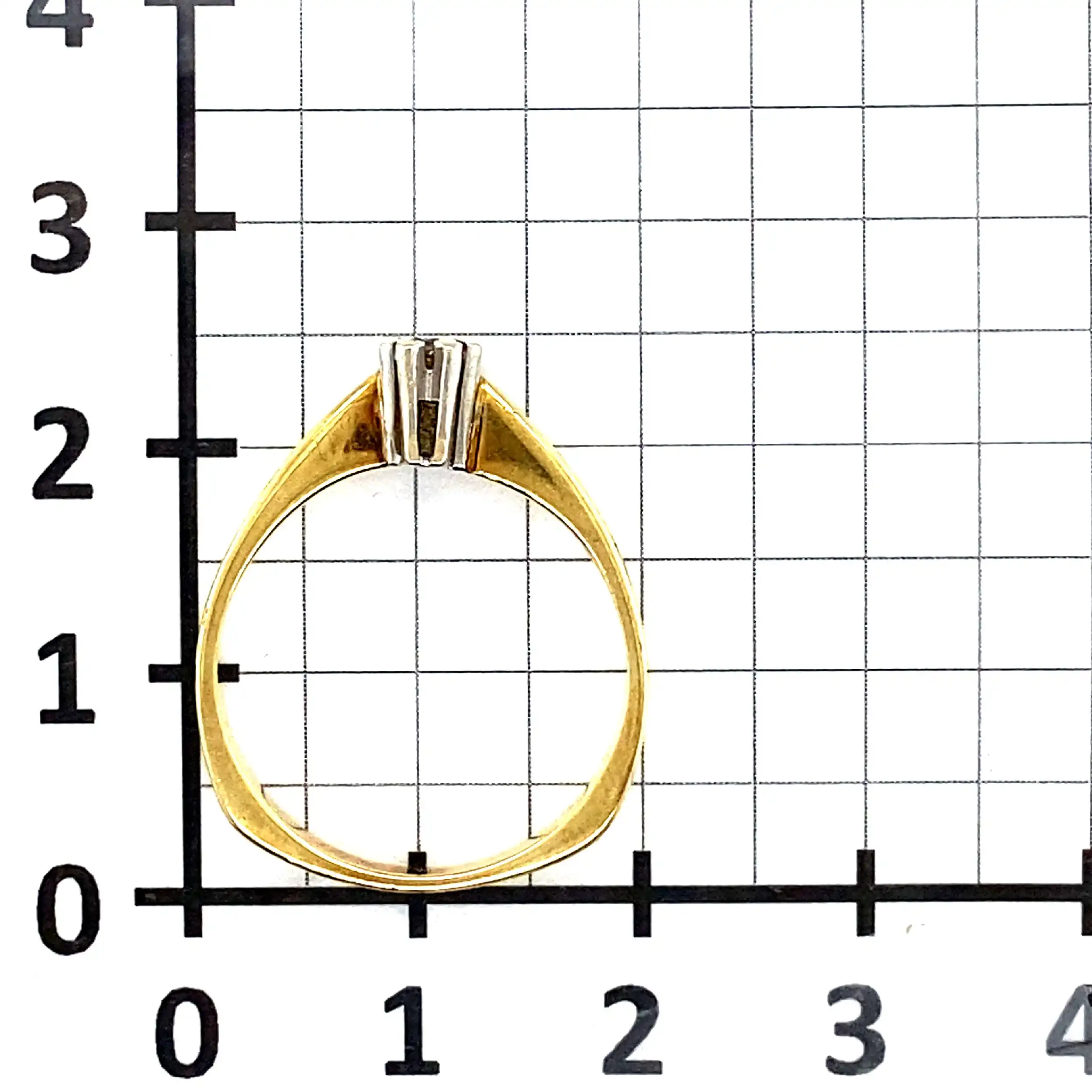 Ring Bicolor mit Brillant Ring Bicolor mit Brillant
