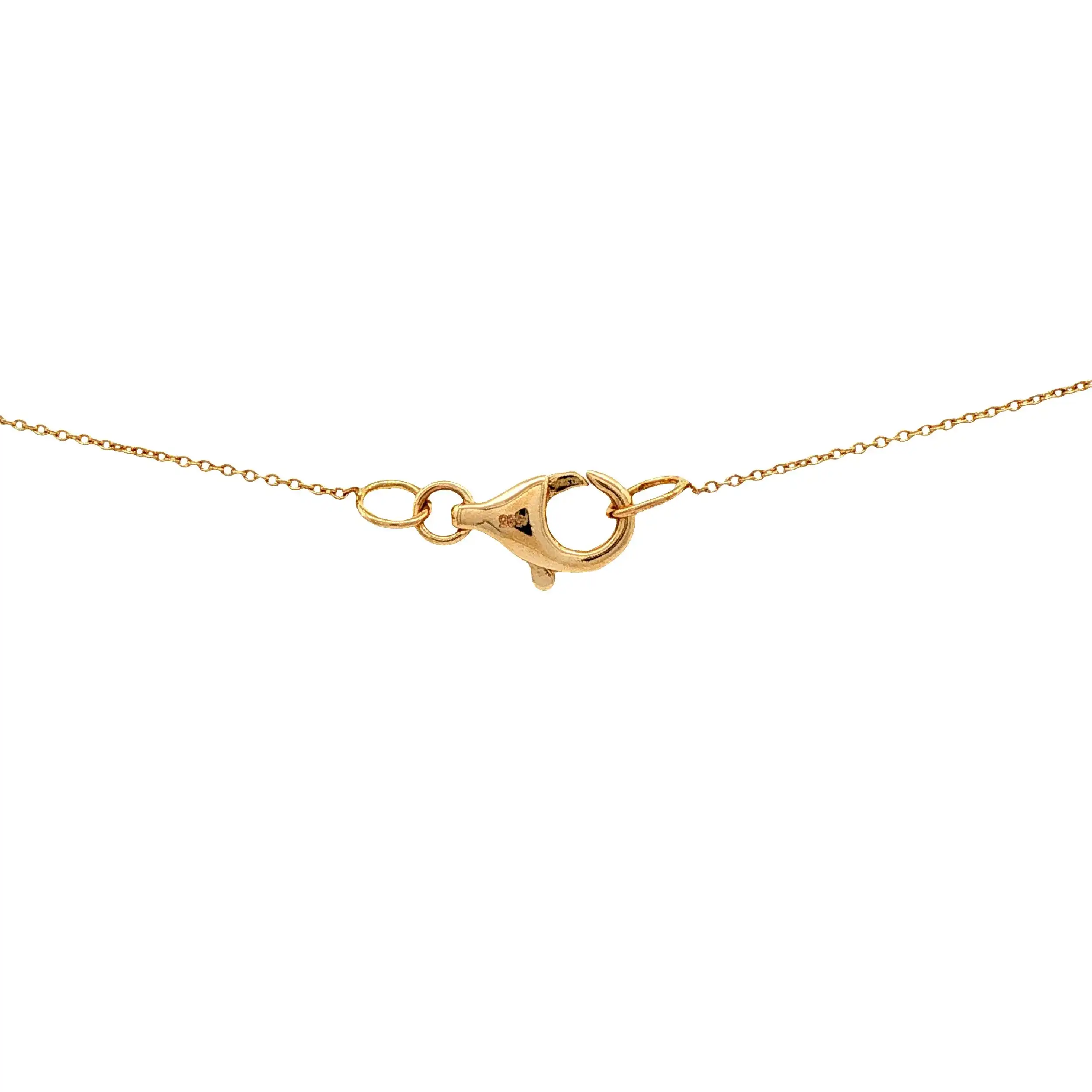 Ankercollier Gelbgold mit Zirkonia Ankercollier Gelbgold mit Zirkonia