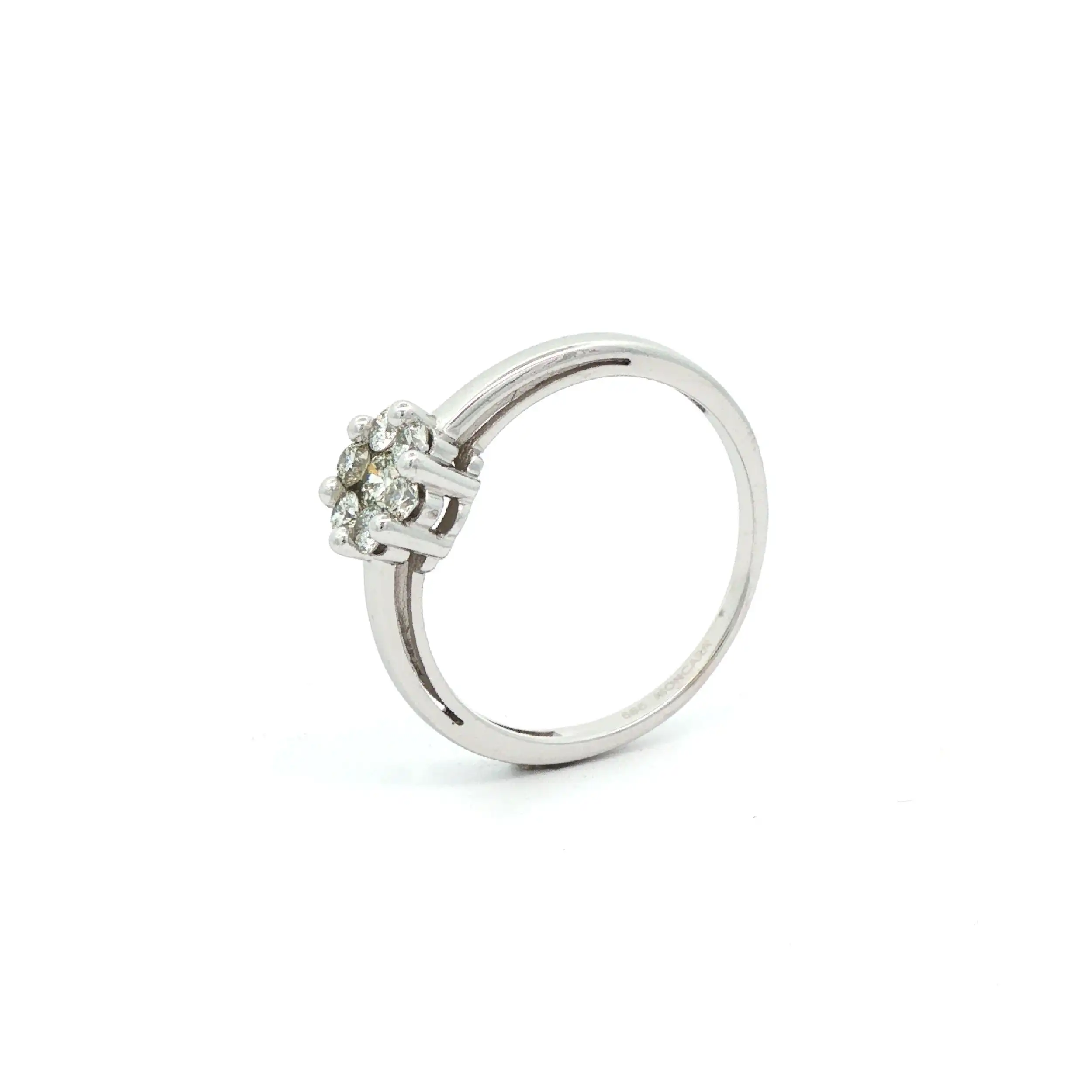 Ring Weißgold mit Brillanten von Moncara