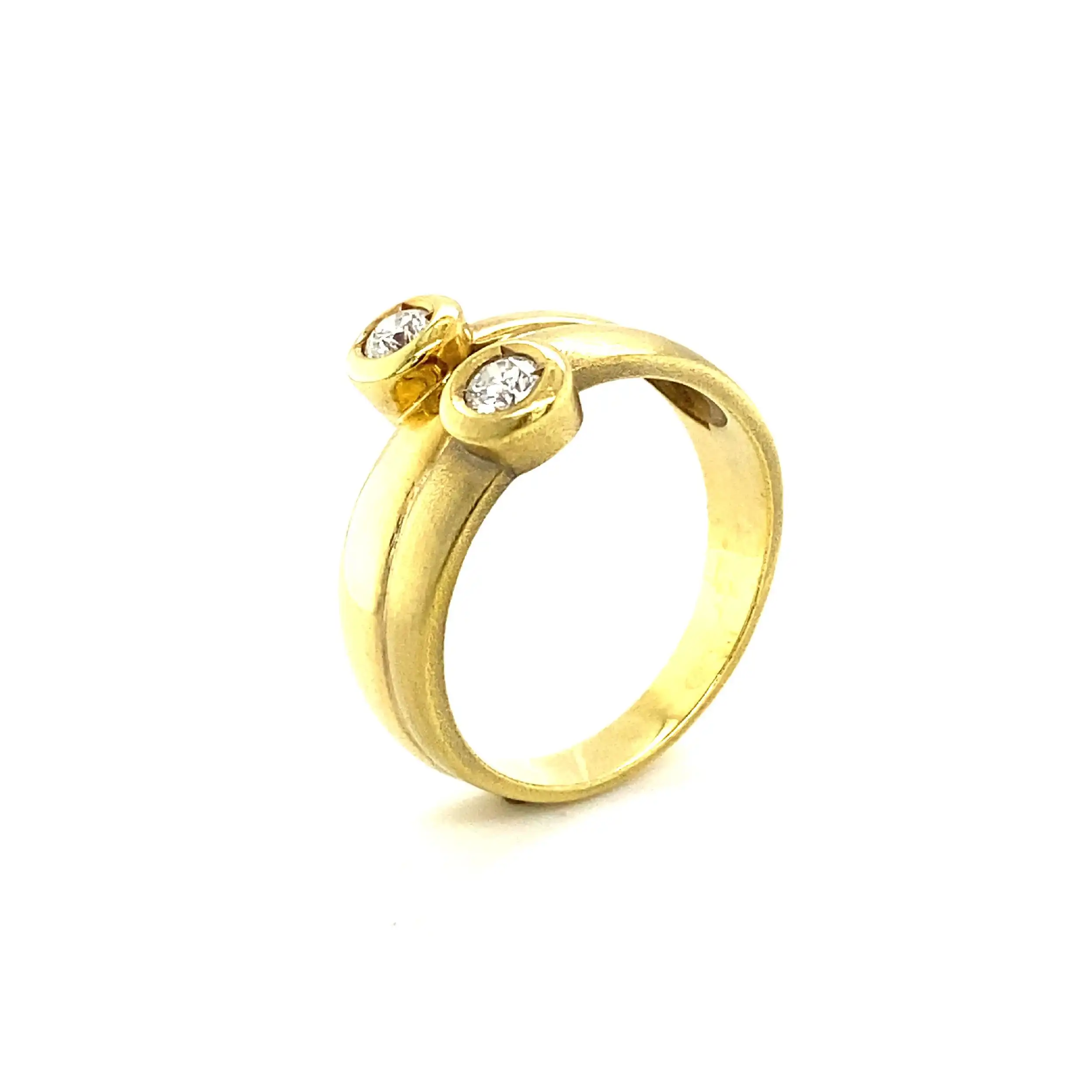Ring Gelbgold mit Brillanten