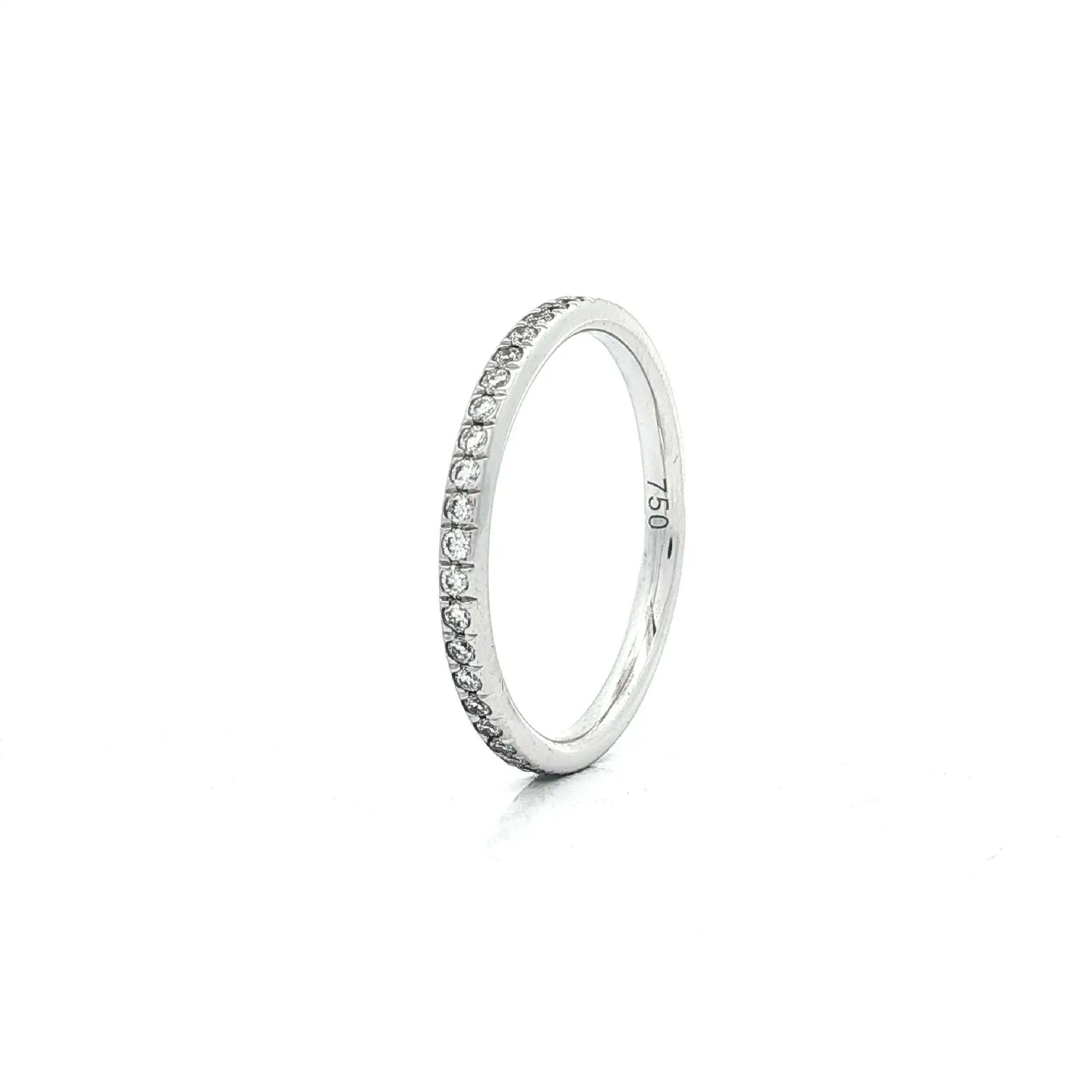 Memoryring Weißgold mit Brillanten Memoryring Weißgold mit Brillanten