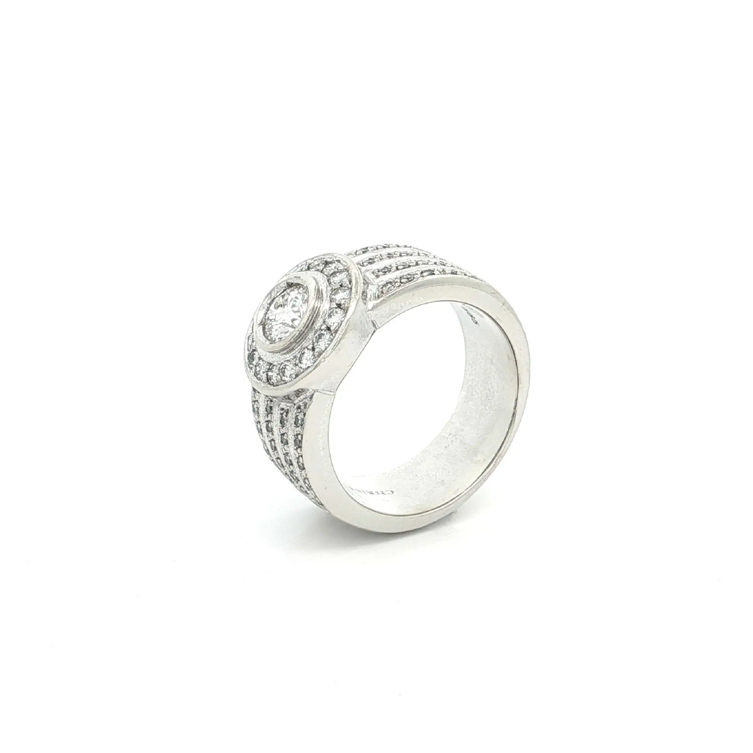 Ring Weißgold mit Brillanten "Christ" Ring Weißgold mit Brillanten "Christ"