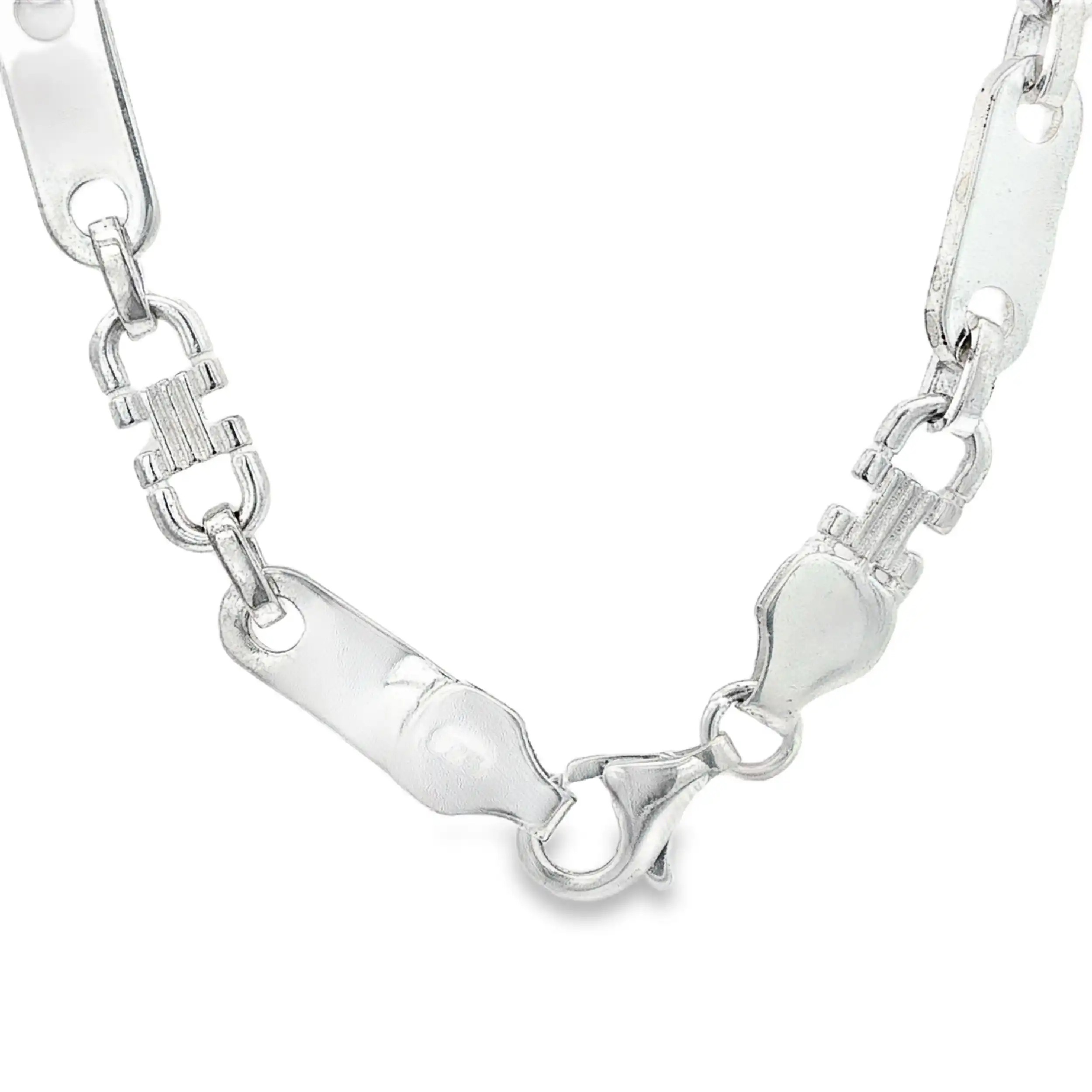 Plattenkette Silber Plattenkette Silber