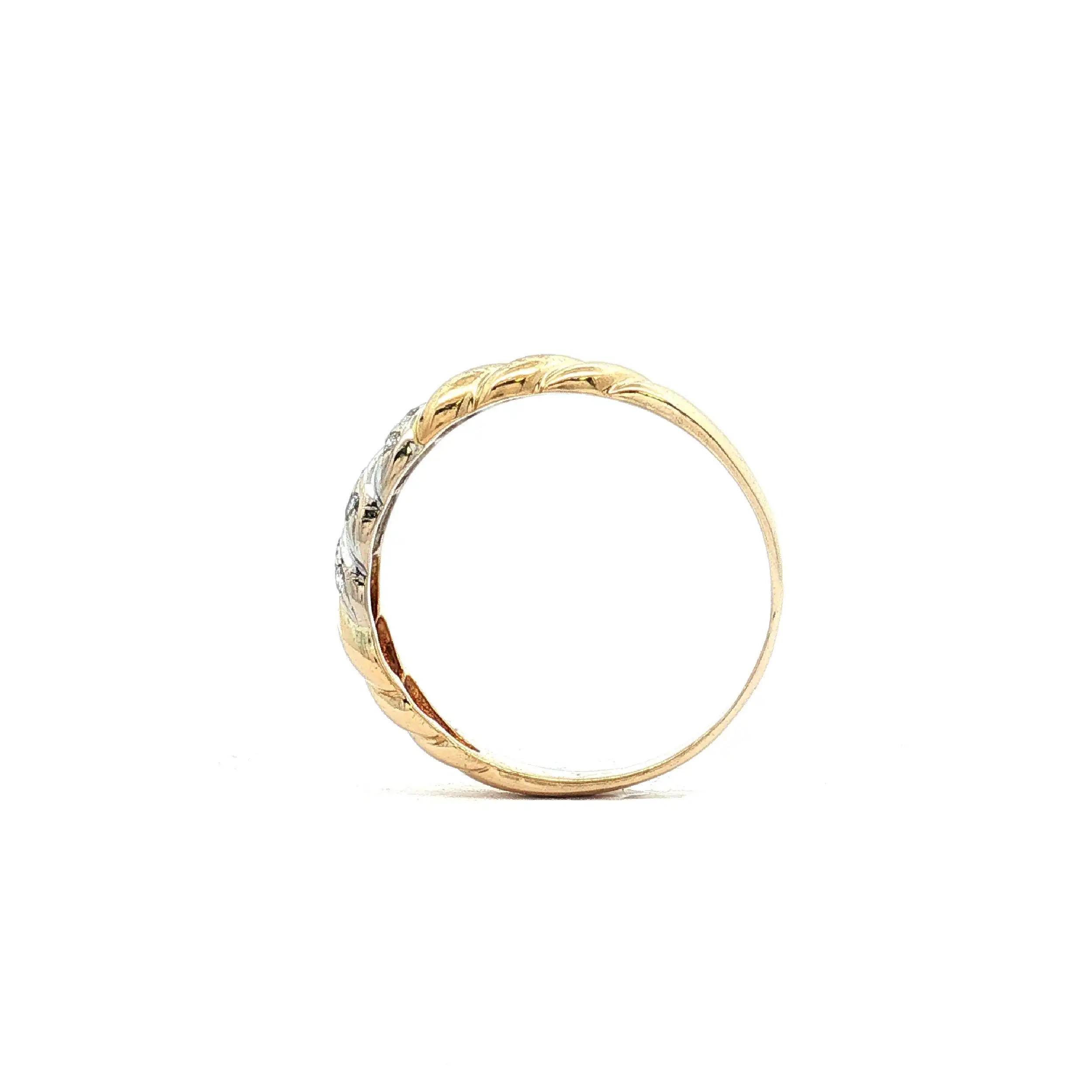 Ring Bicolor mit Brillanten