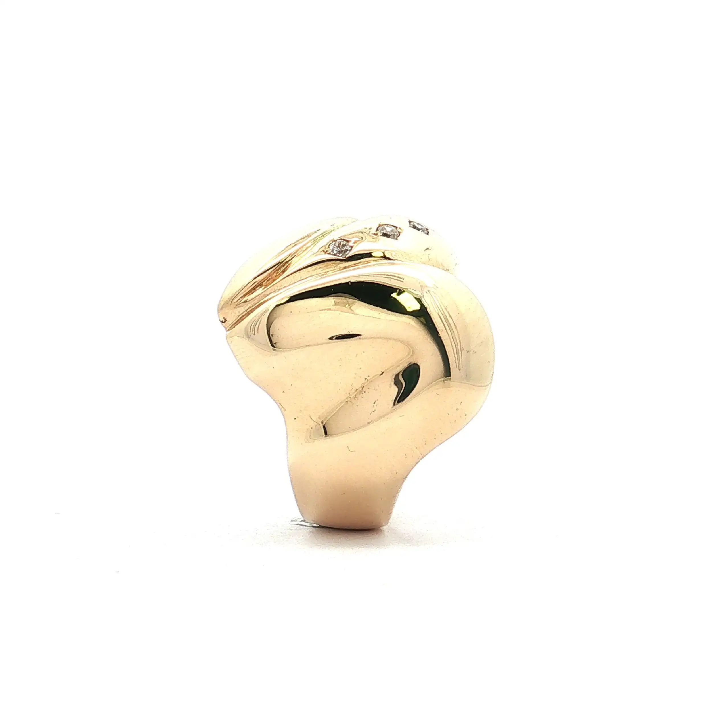 Ring Gelbgold mit Zirkonia Ring Gelbgold mit Zirkonia