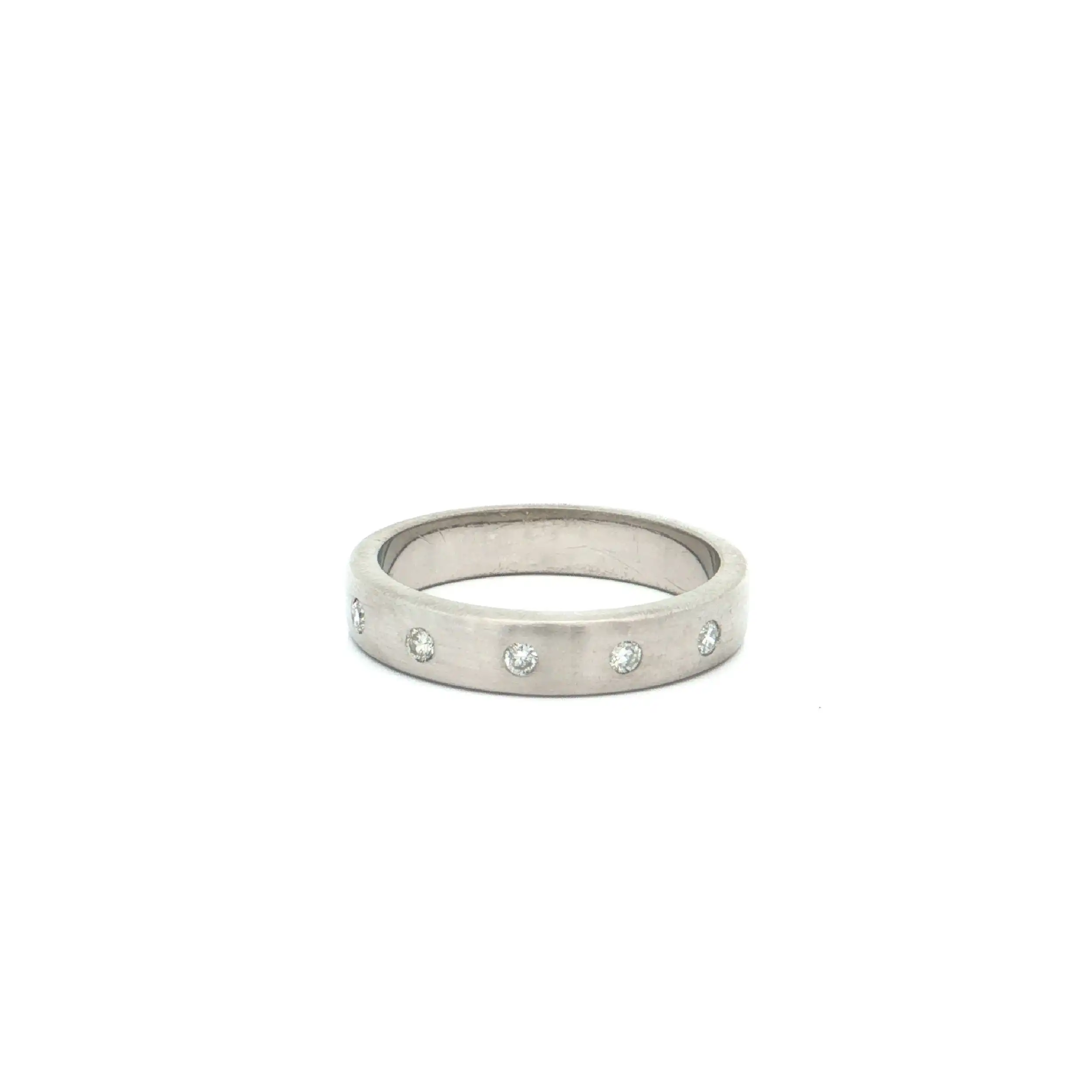 Ring Weißgold mit Brillanten "Christ" Ring Weißgold mit Brillanten "Christ"