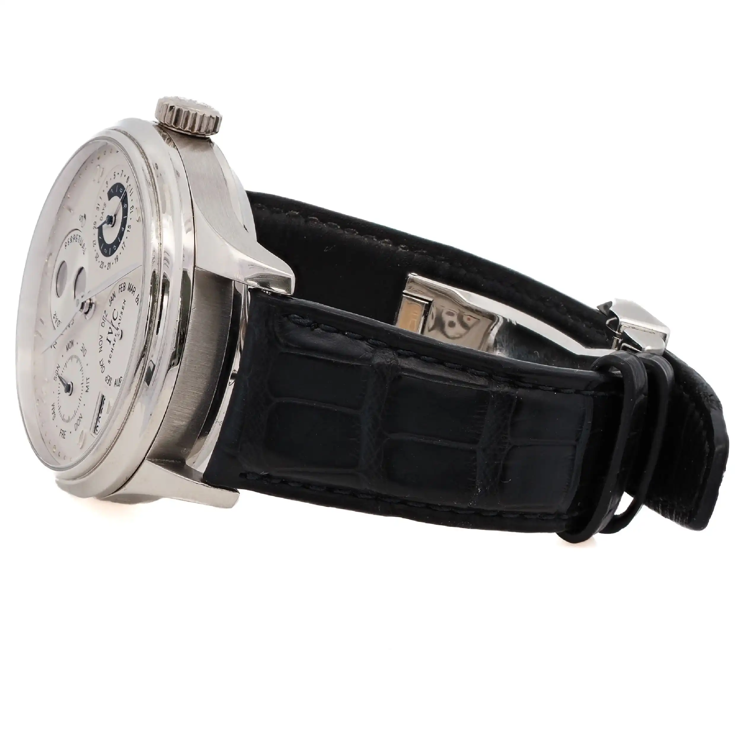 Herrenuhr IWC Portugieser Perpetual "Ewiger Kalender" Platin limitiert auf 250 Stk.