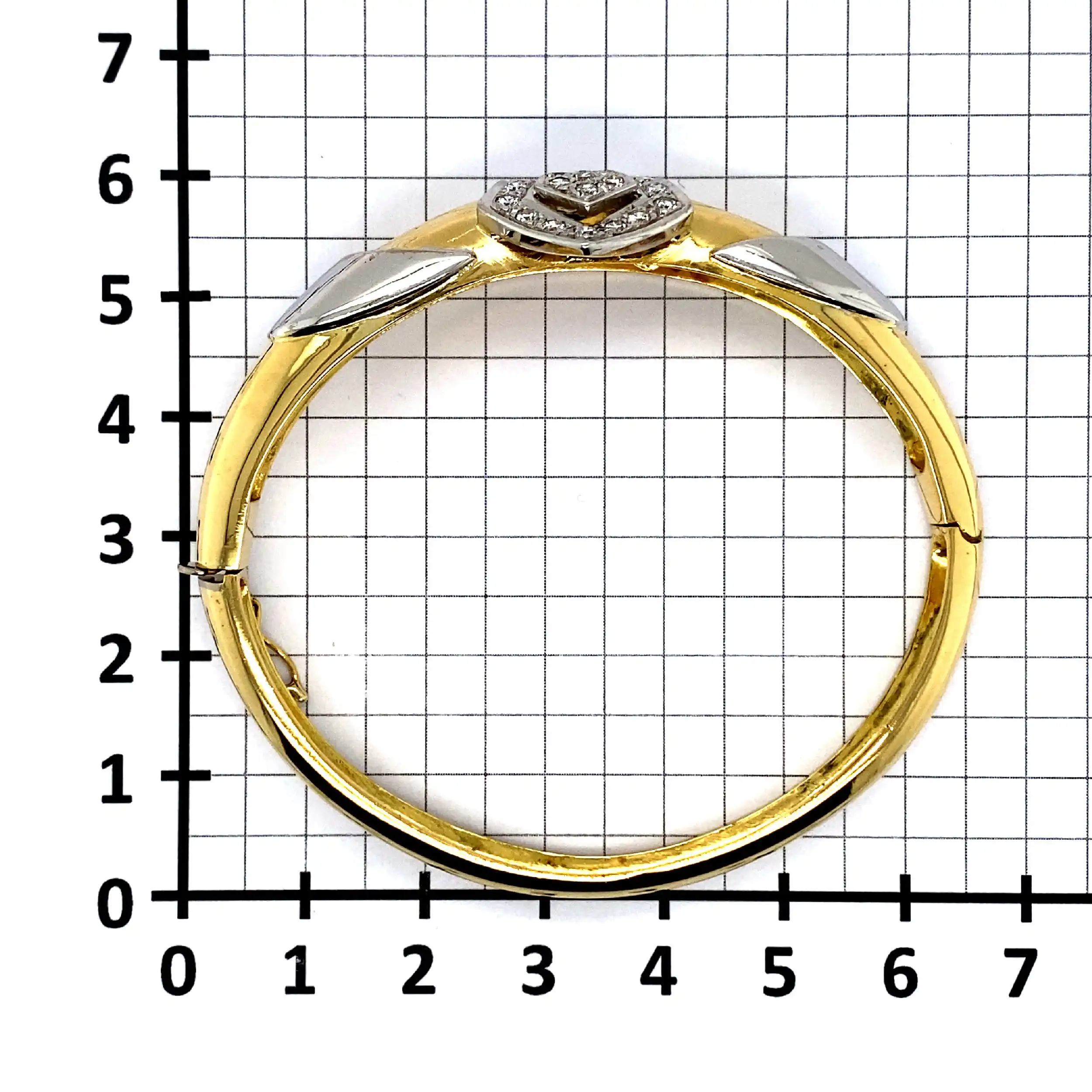 Armreif Bicolor mit Brillanten