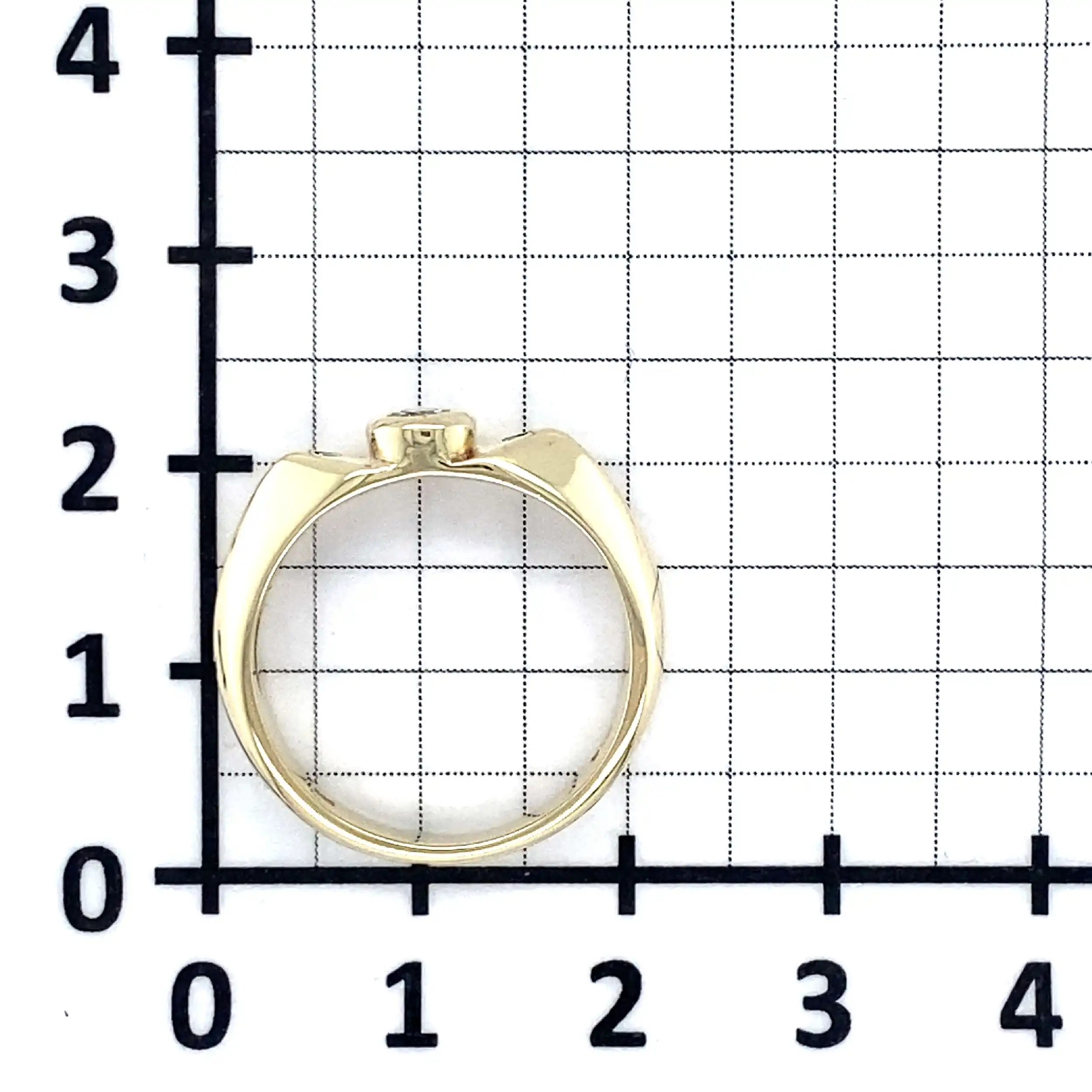 Ring Gelbgold mit Brillanten, graviert mit 0,14ct Ring Gelbgold mit Brillanten, graviert mit 0,14ct