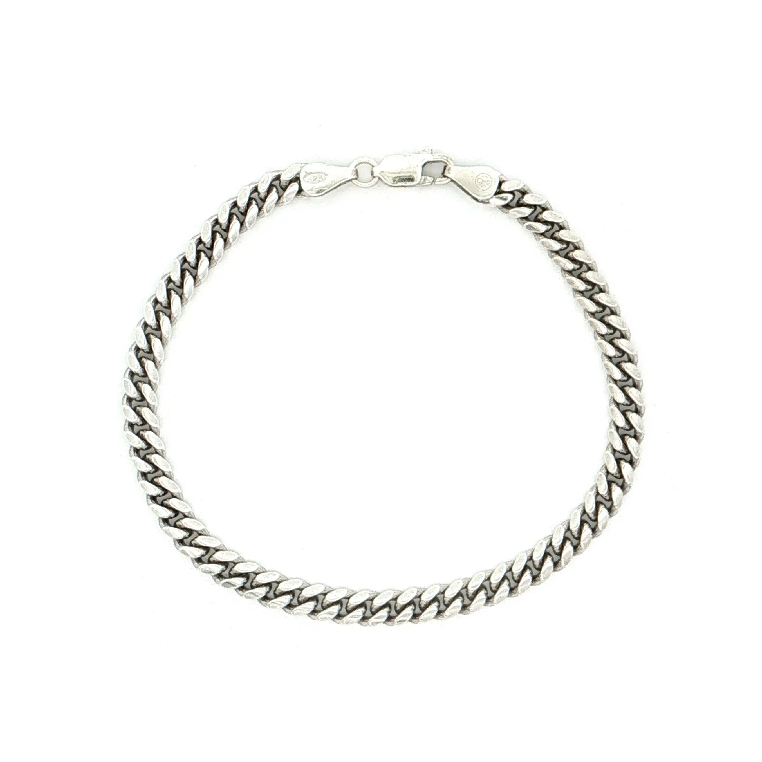 Panzerarmband Silber