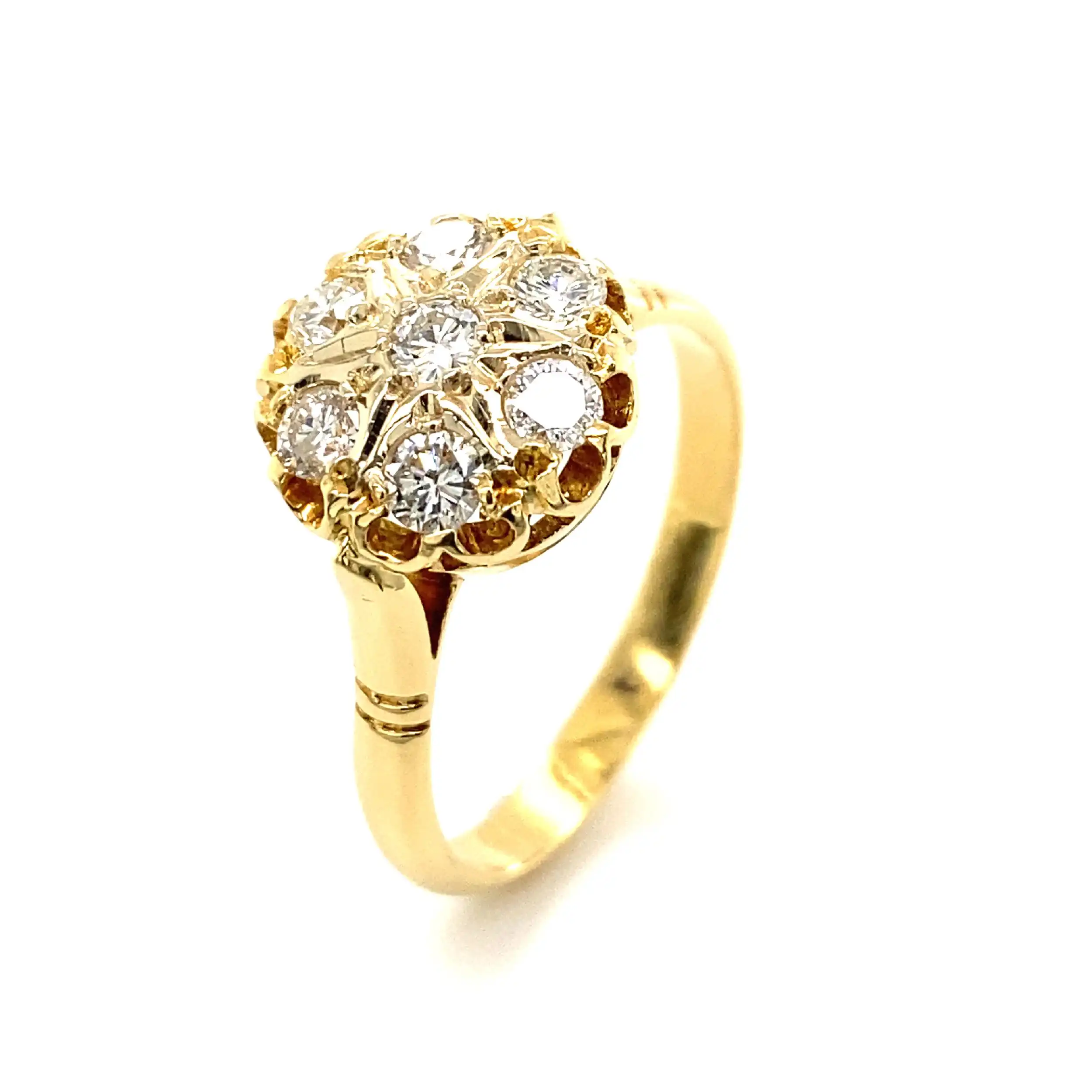 Ring Gelbgold mit Brillanten Ring Gelbgold mit Brillanten